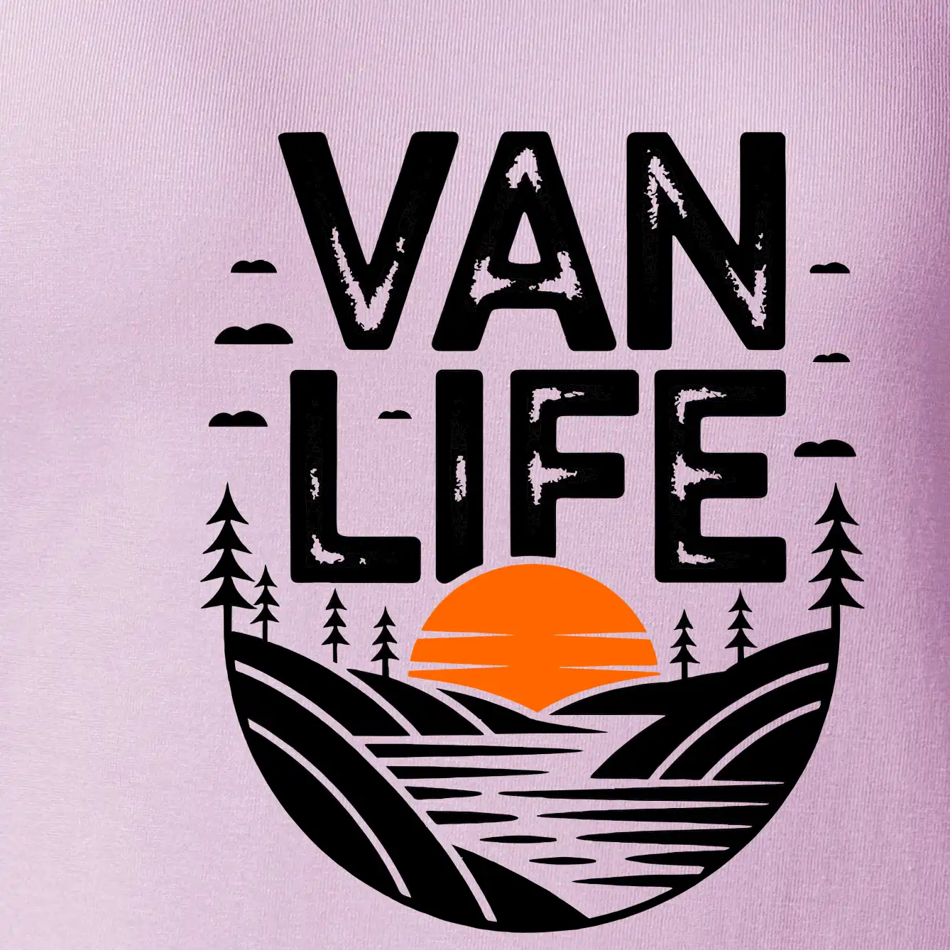 Van life a  Západ slunce