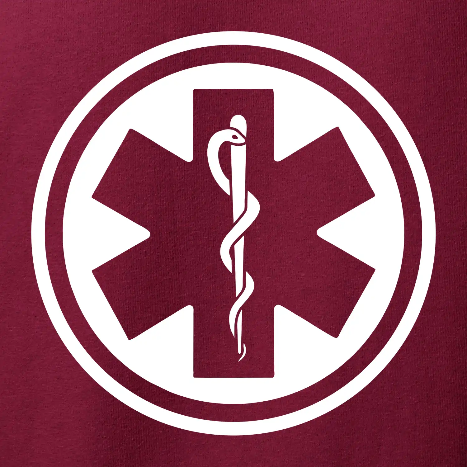 Rescue logo samostatné kulaté