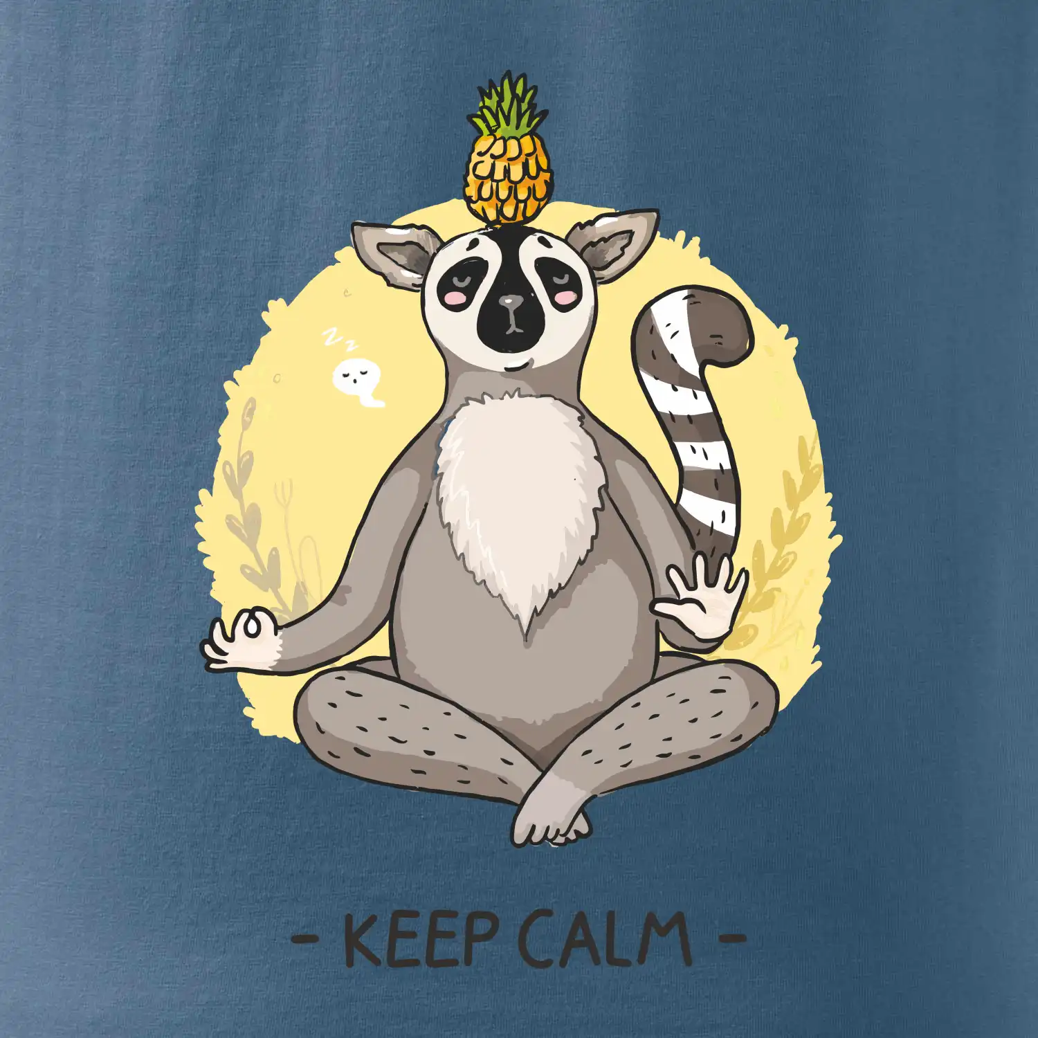 Yoga - keep calm kreslený