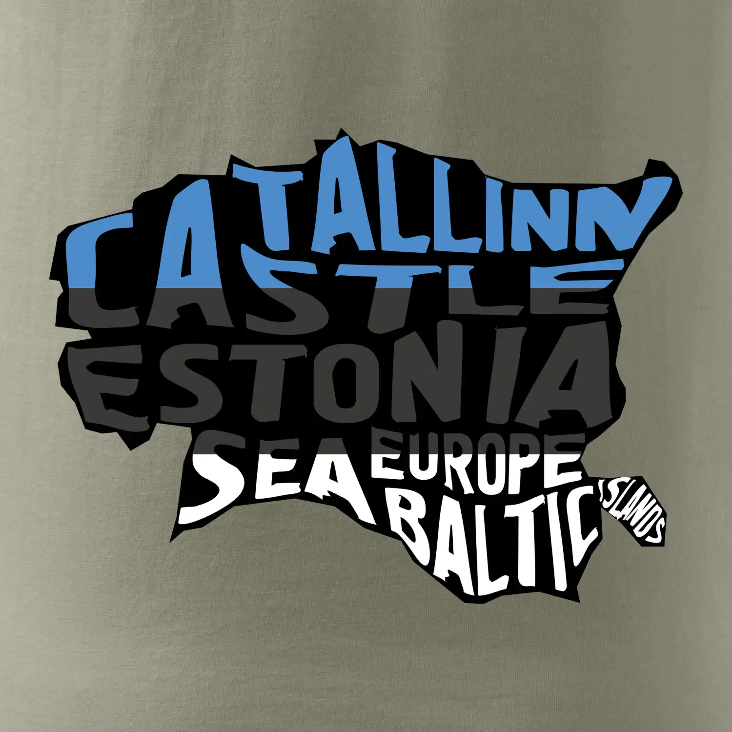 Mapy - názvy měst - Estonsko