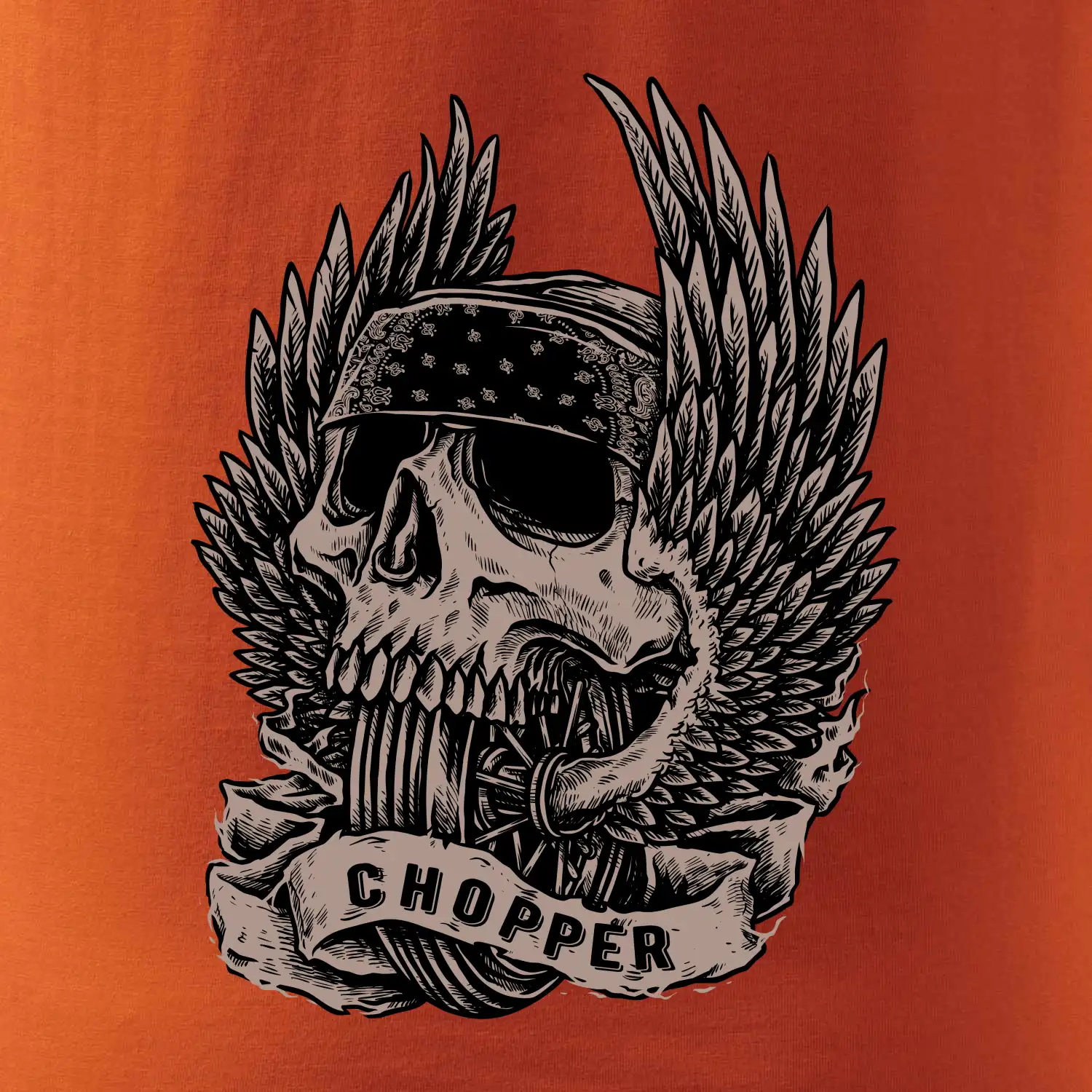 Chopper kolo křídla