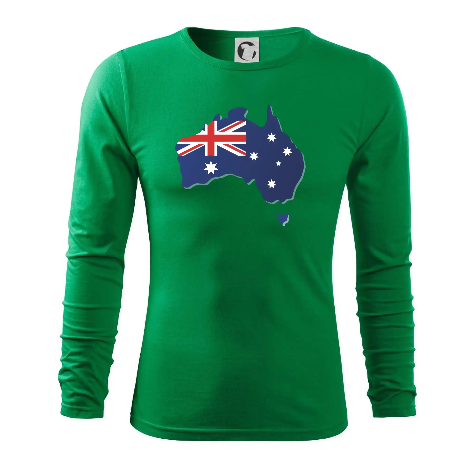 Austrálie - vlajka mapa