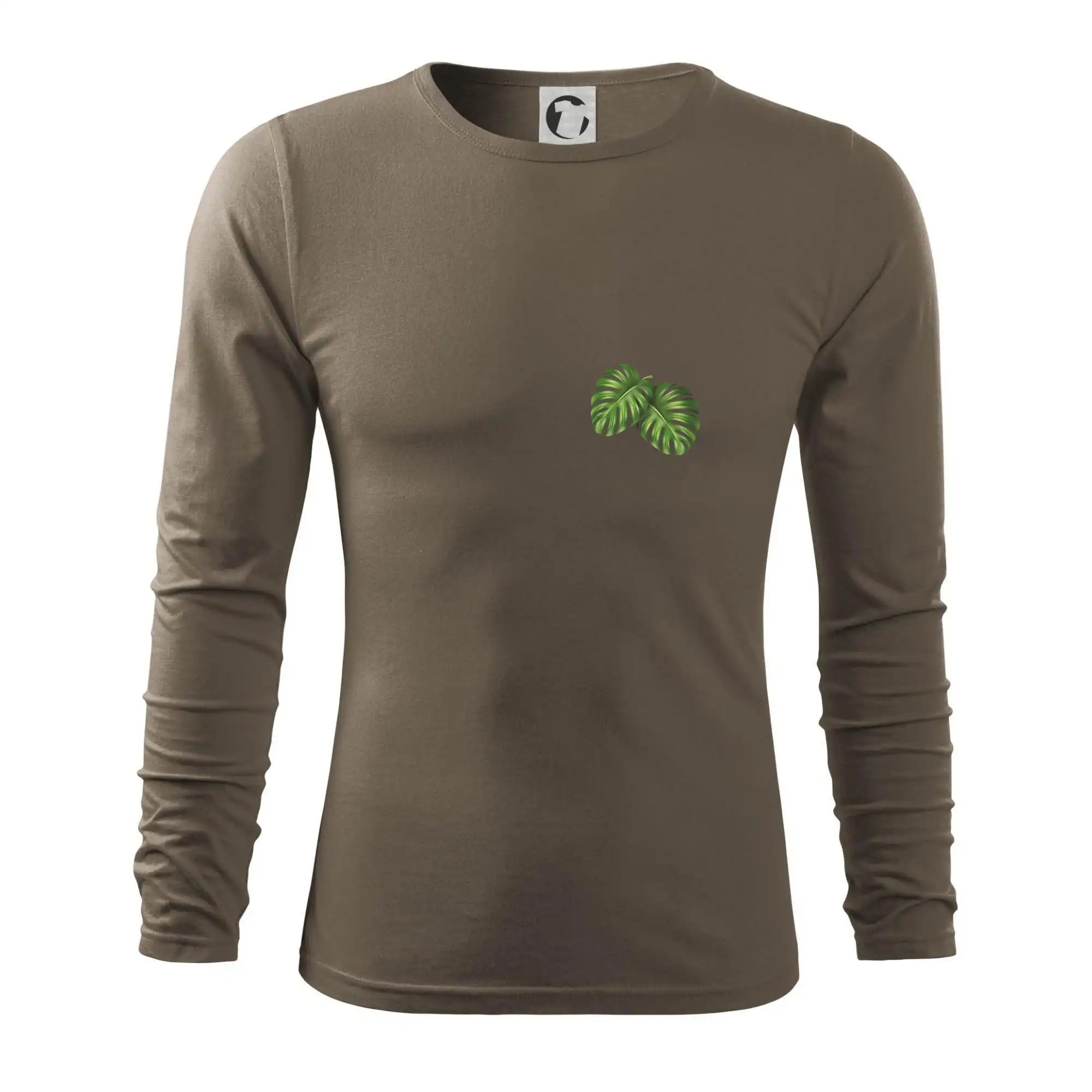 Monstera listy na prsu