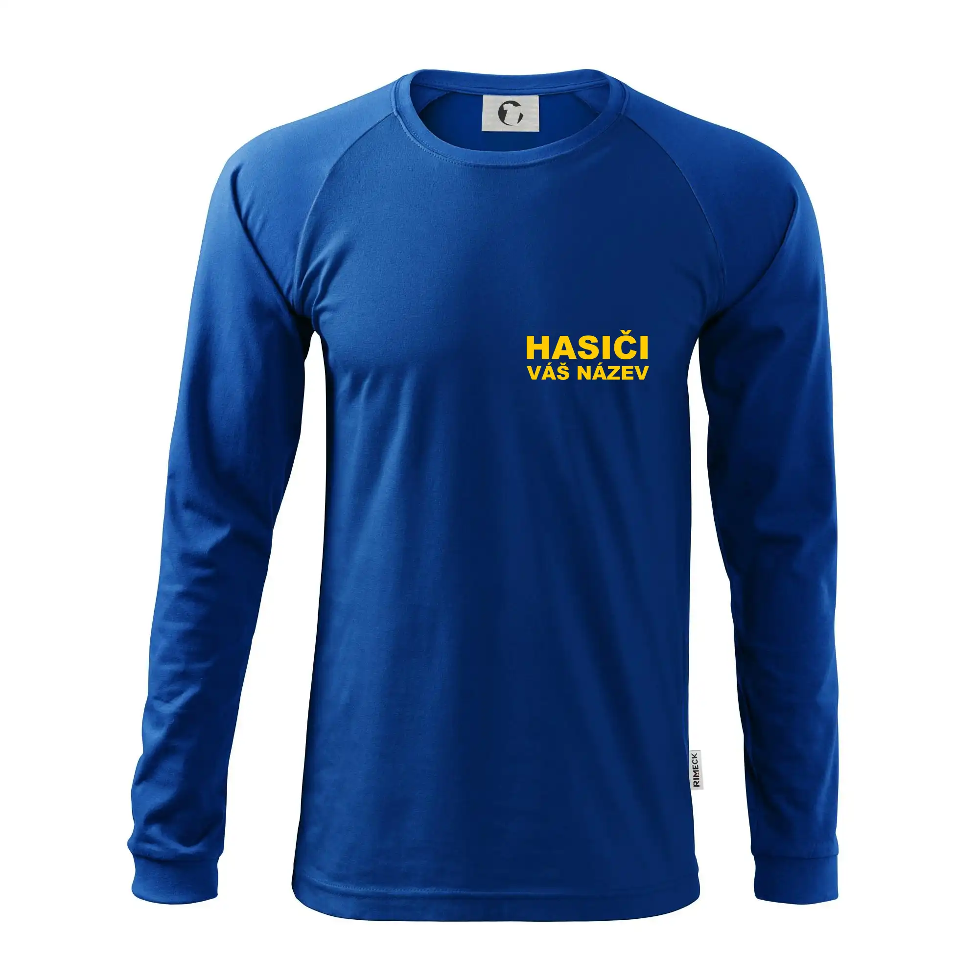 Hasiči - žlutý nápis - váš název sboru