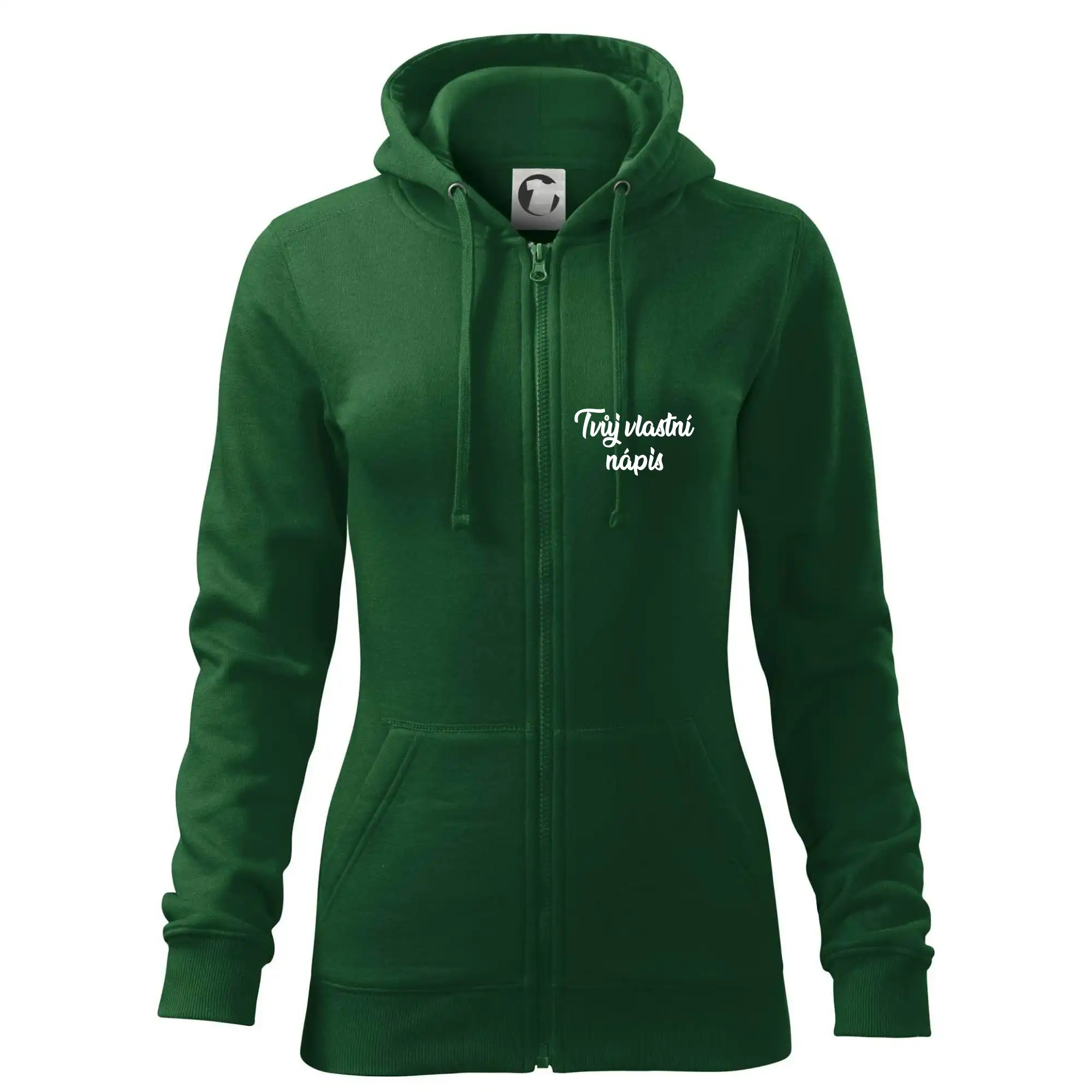 Tvuj vlastní nápis psací - na prsu