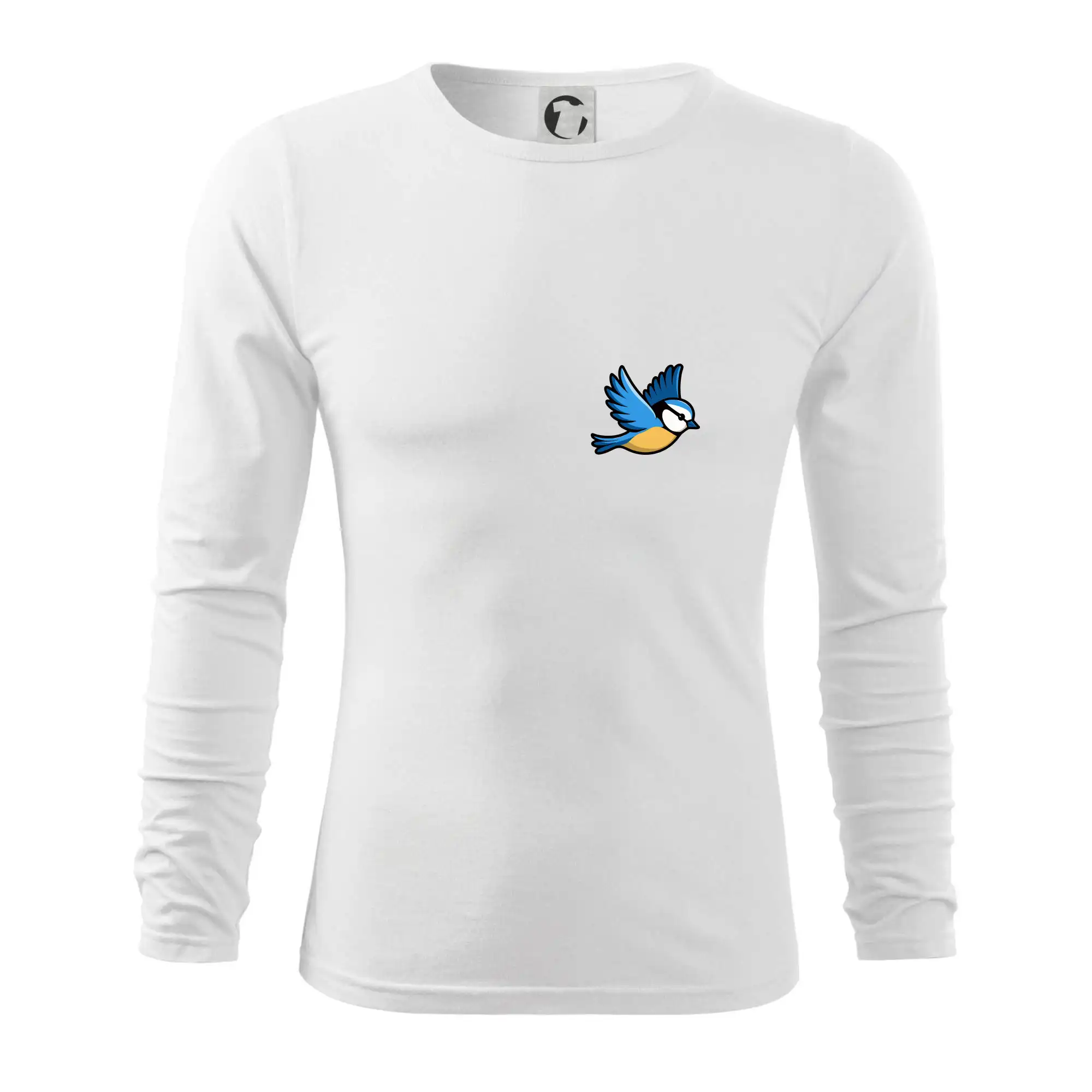 Sýkorka modřinka na prsu