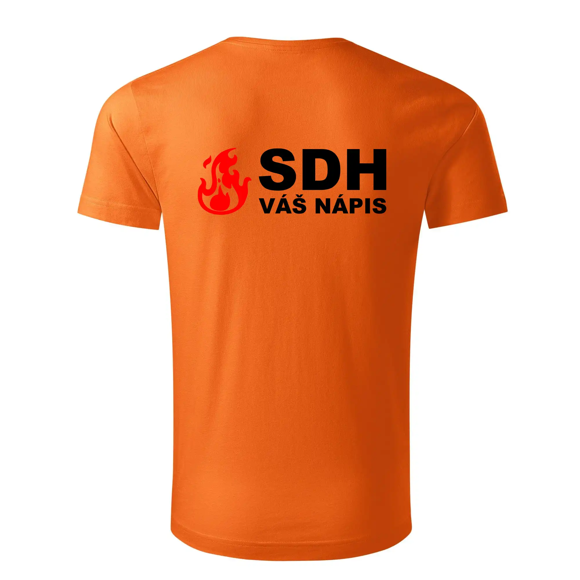 SDH nápis (oheň, firesport, název sboru - vlastní nápis)