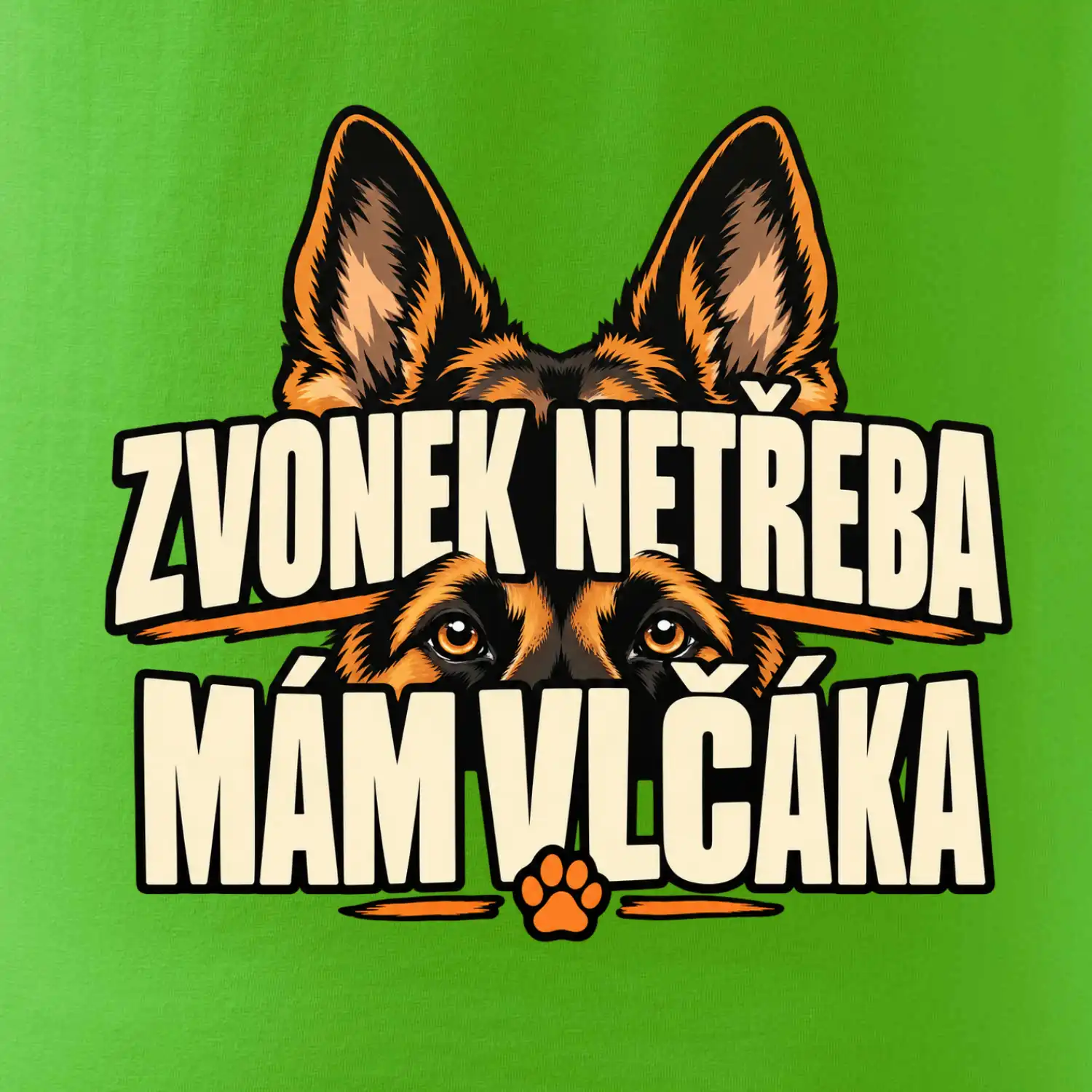 Zvonek netřeba mám vlčáka