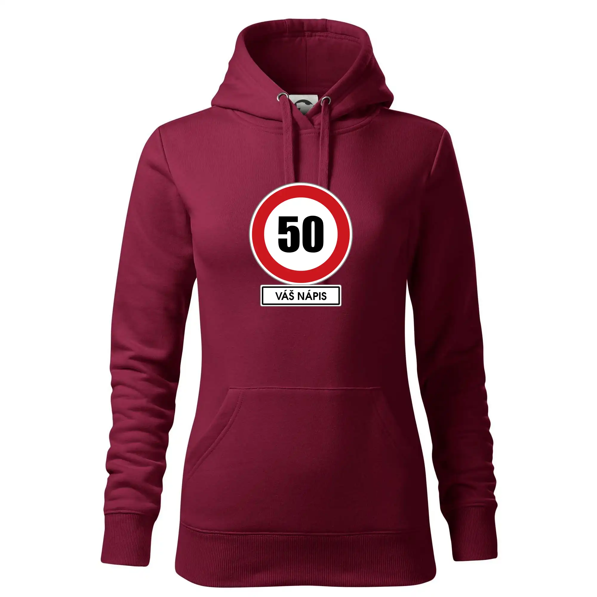 Dopravní značka - rychlost 50 - váš nápis