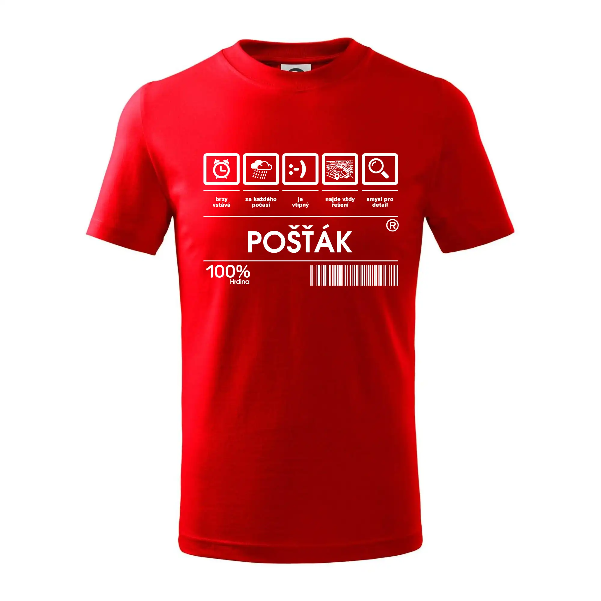 Čárový kód pošťák