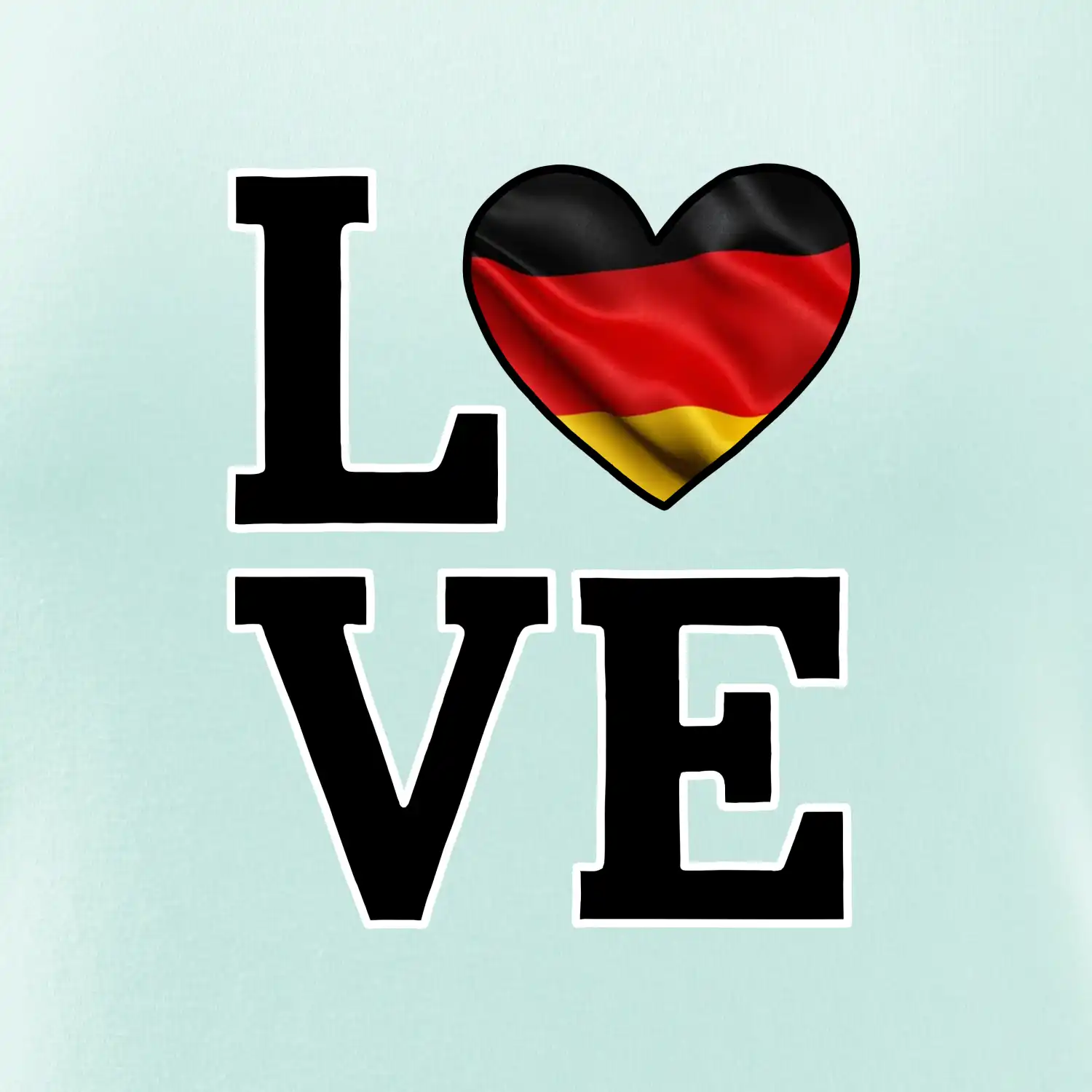 Love Německá vlajka