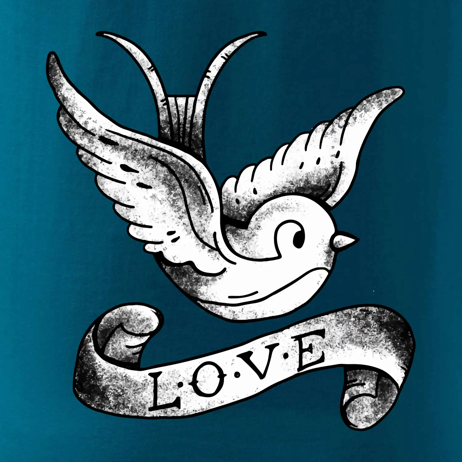 Love holubice - kreslená