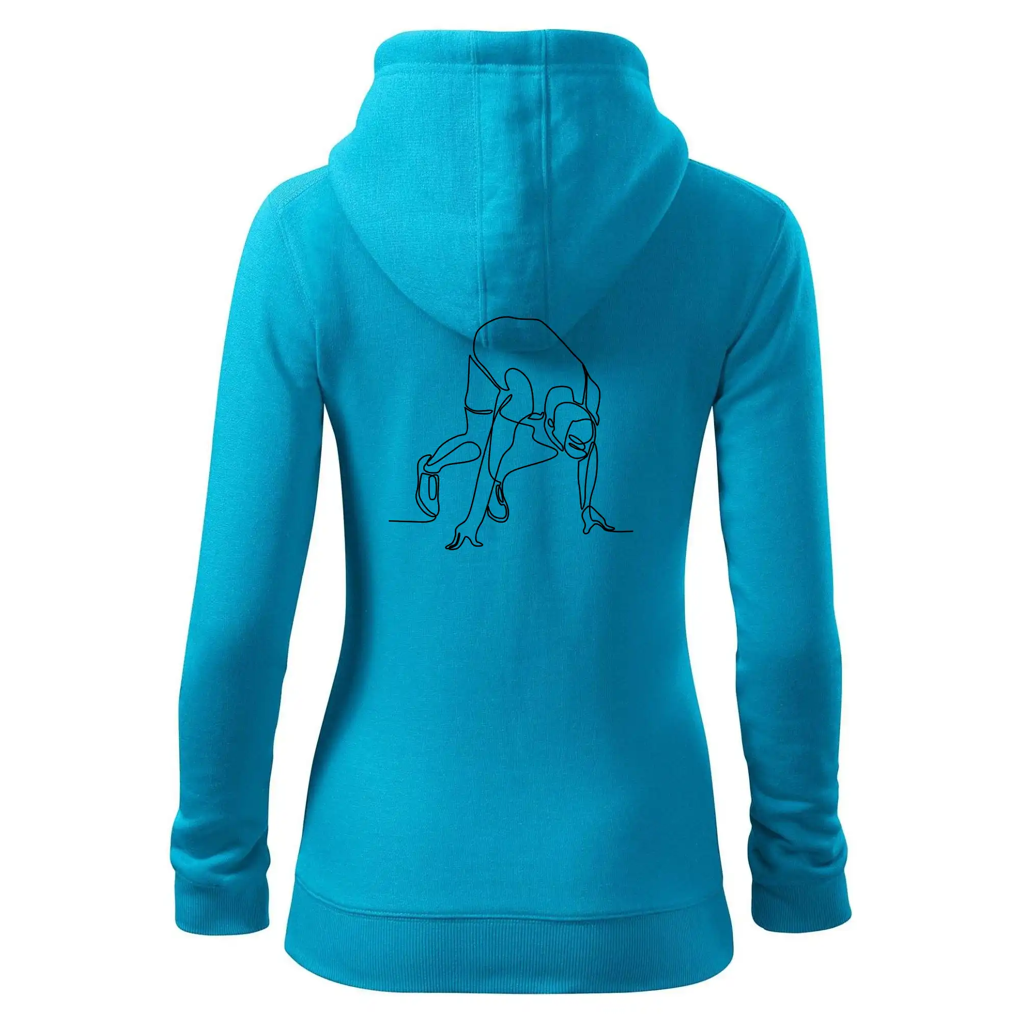 Běžec na startu jedním tahem