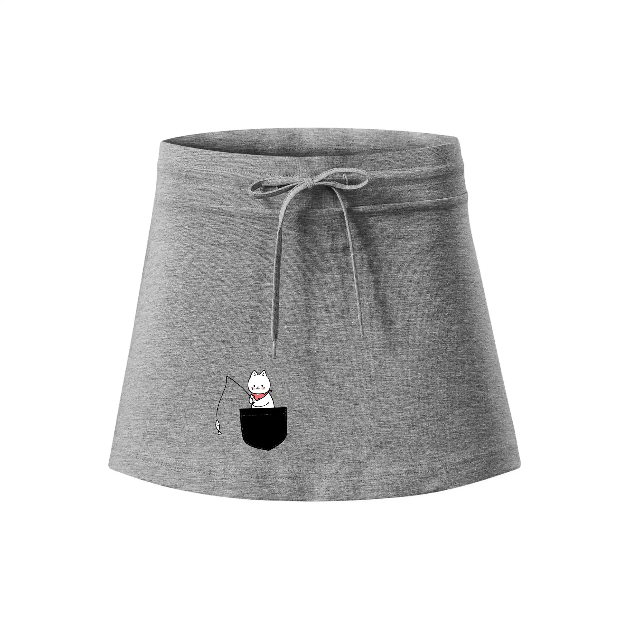 Kočka s rybou v kapse
