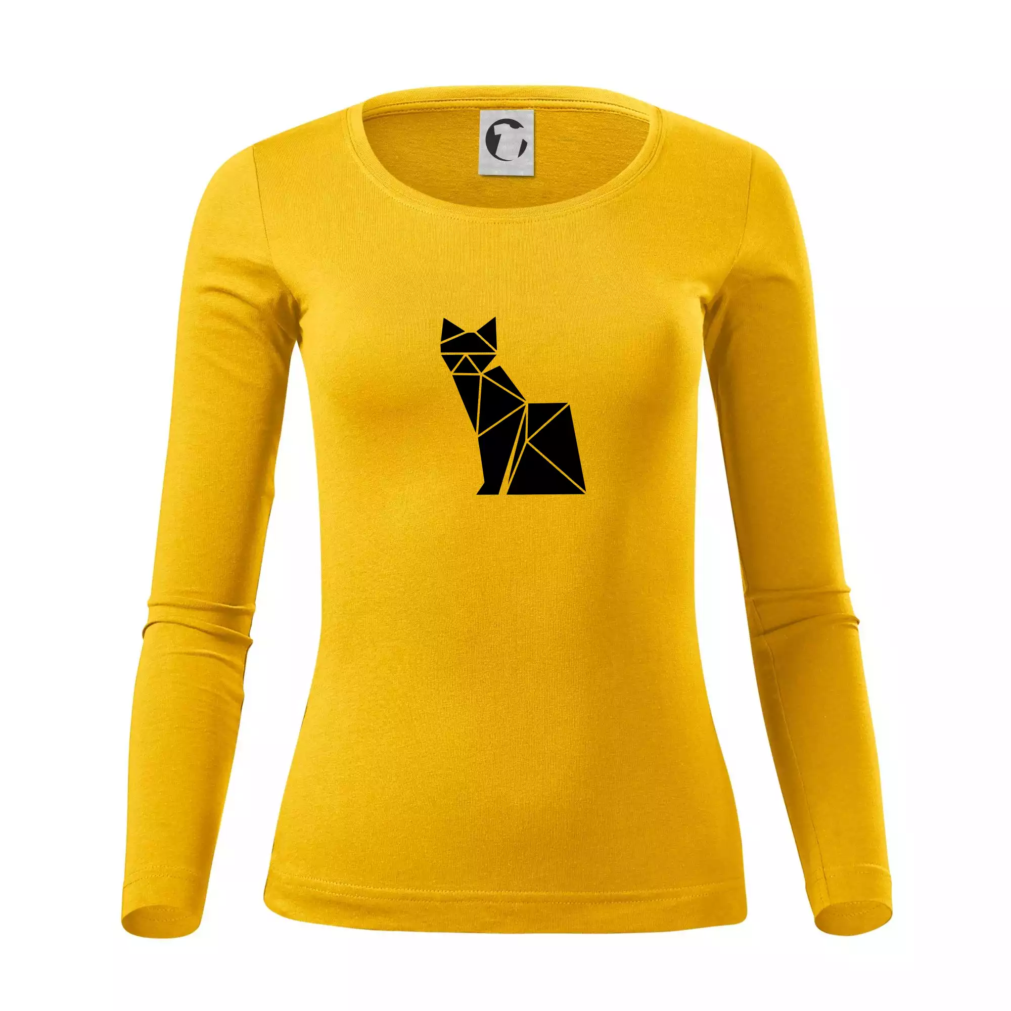 Origami kočka z boku