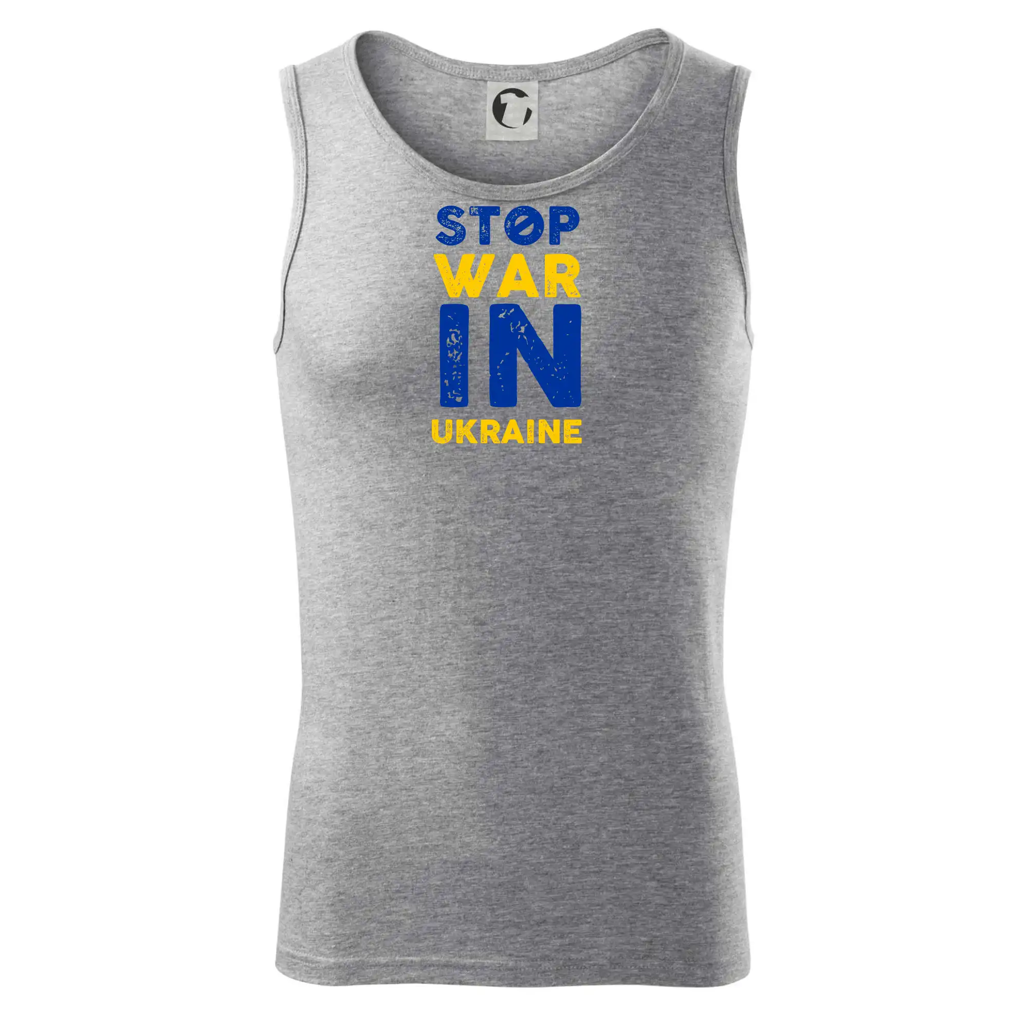Barevný nápis Stop war in ukraine