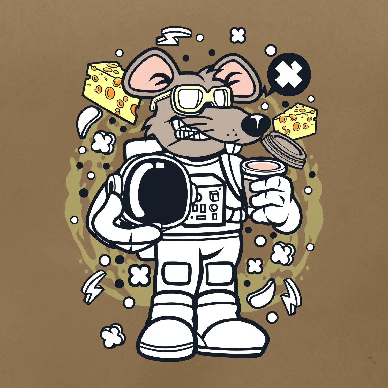 Myš kosmonaut komiks