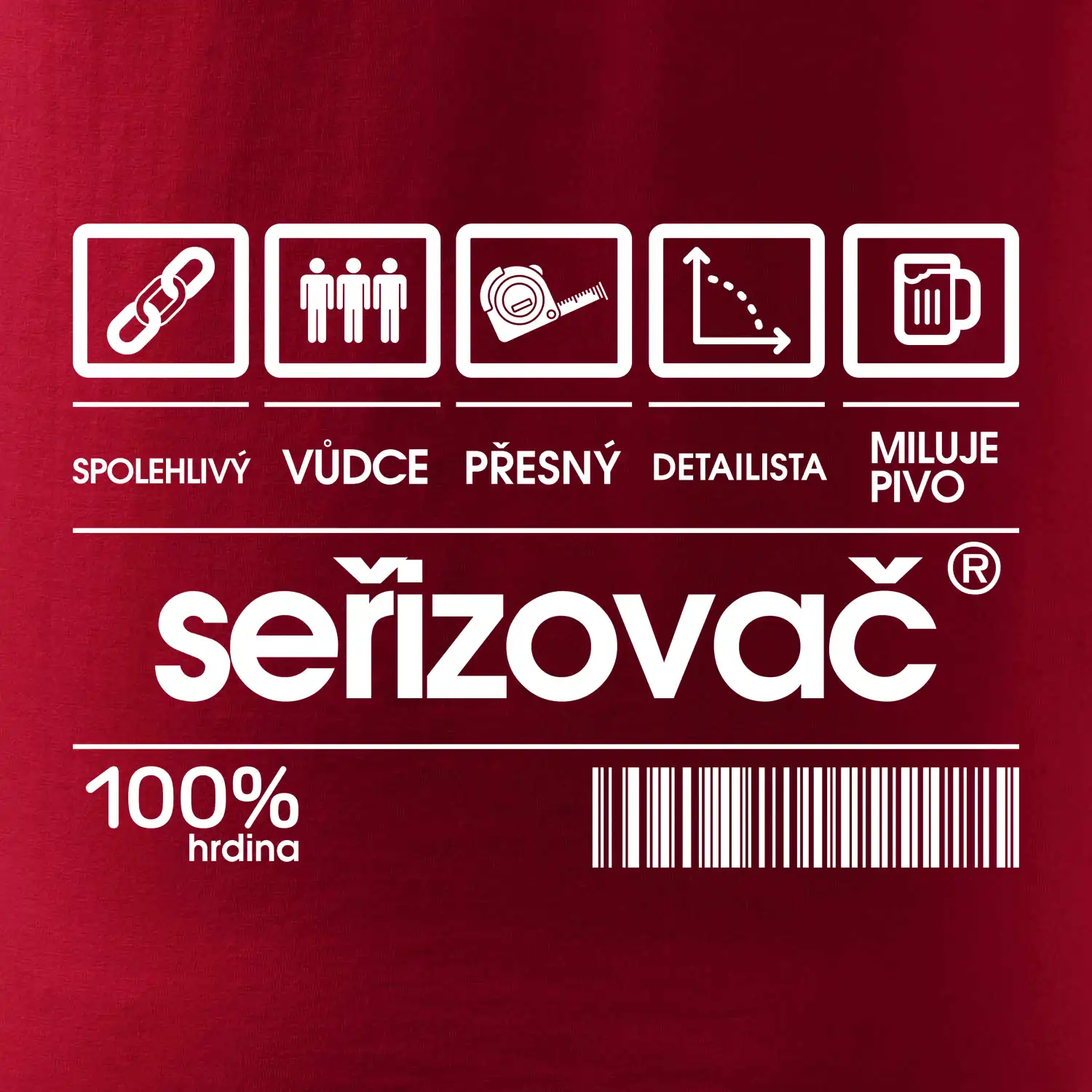 Čárový kód - seřizovač