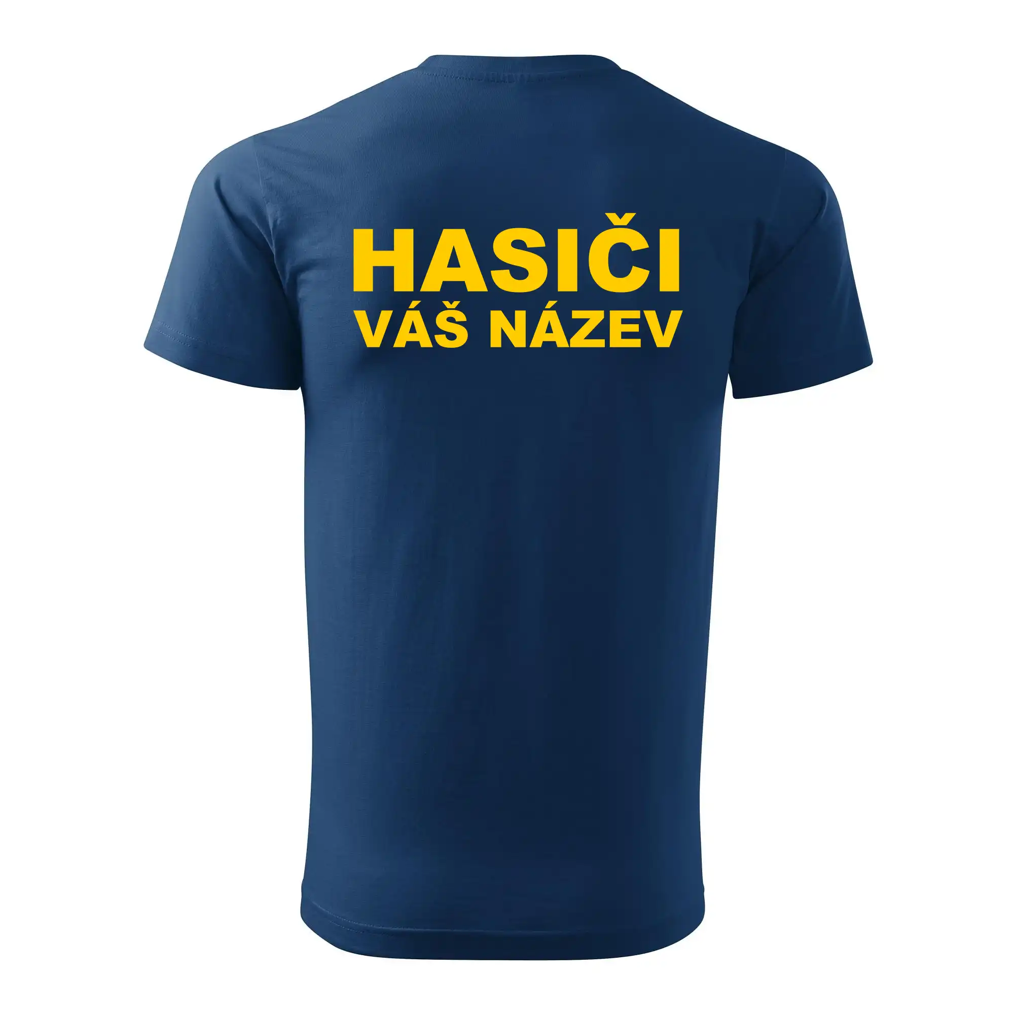 Hasiči - žlutý nápis - váš název sboru