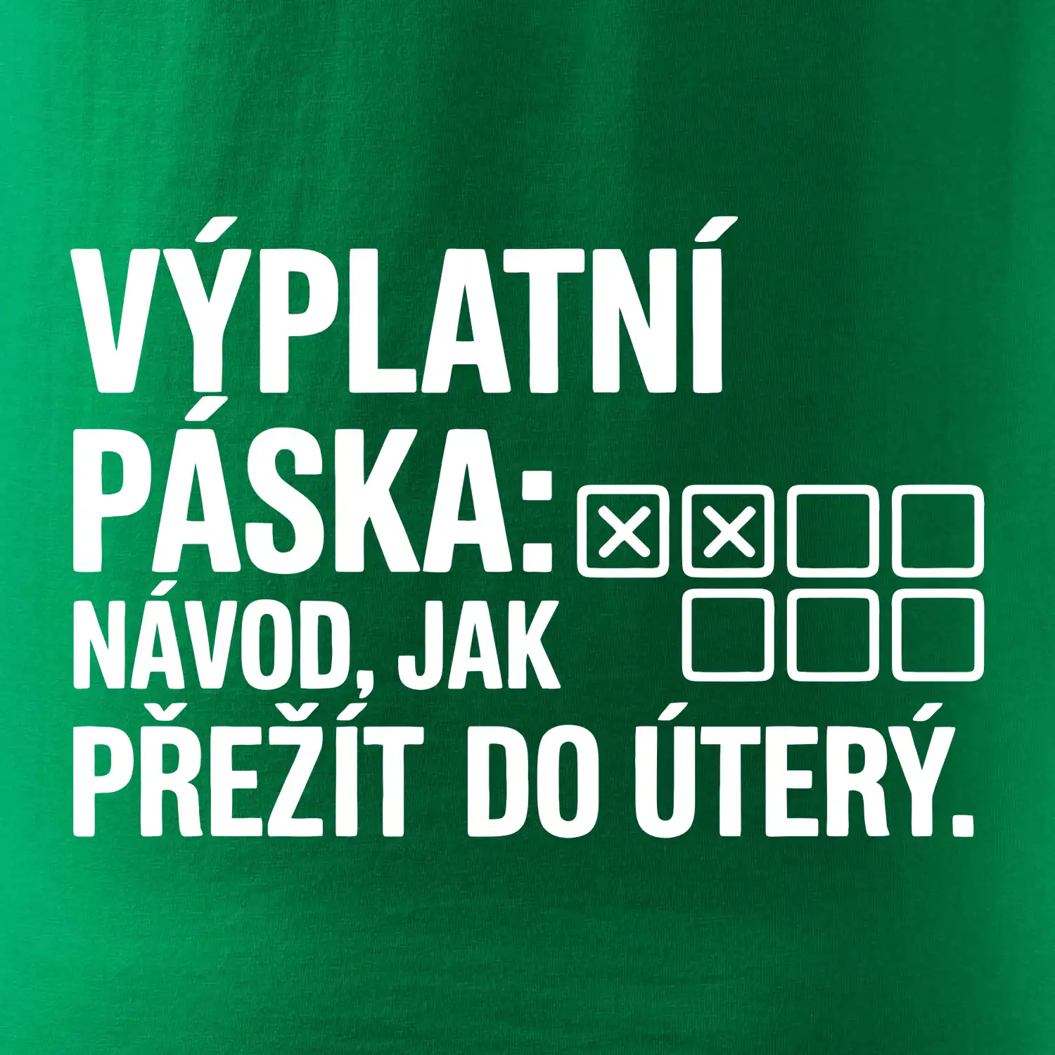 VÝPLATNÍ PÁSKA: Návod, jak přežít do úterý