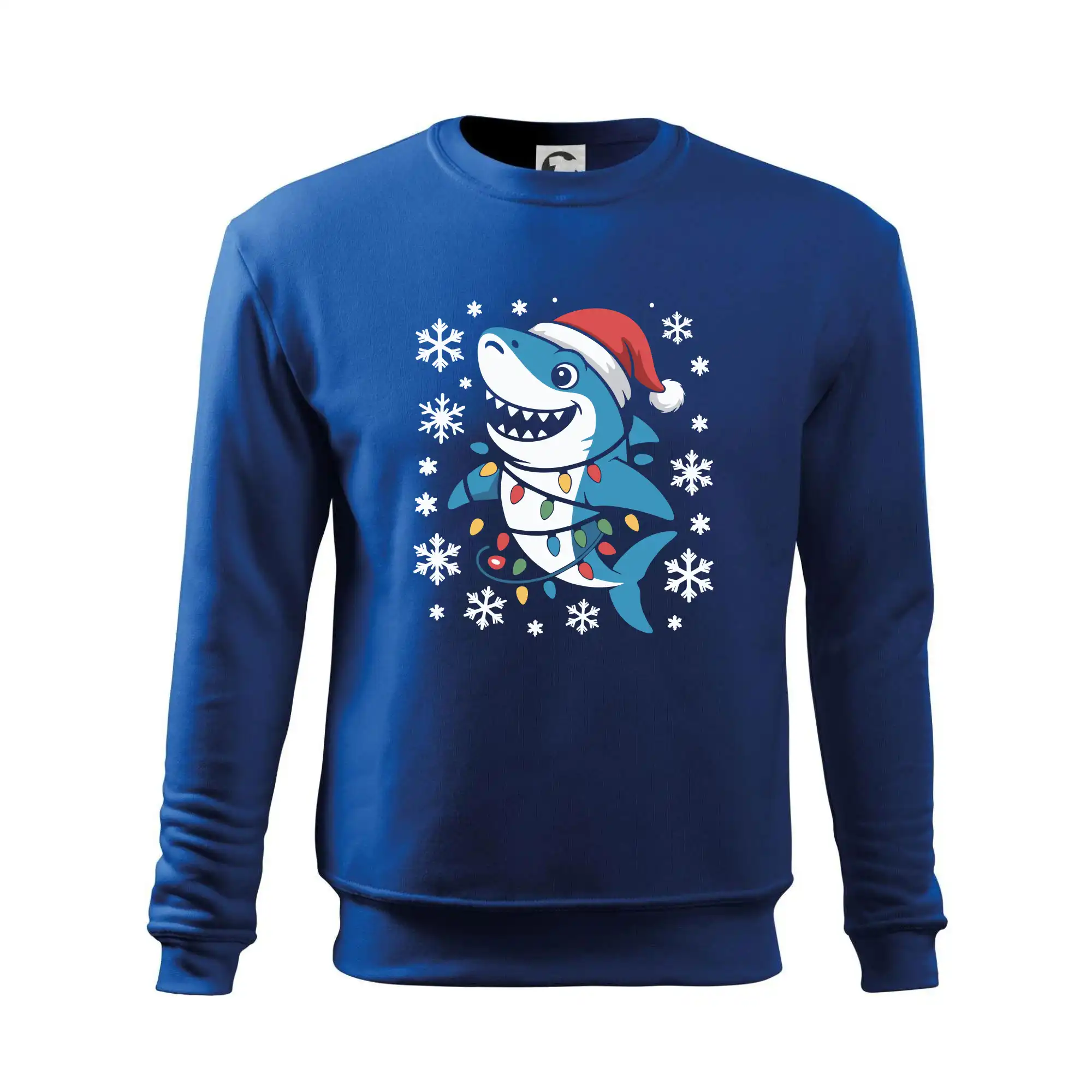 Vánoční žralok a vločky