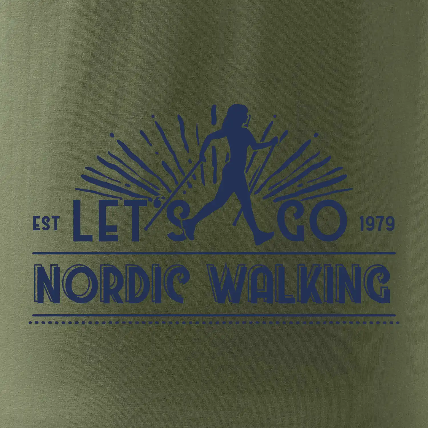 Let's go nordic walking - vintage
