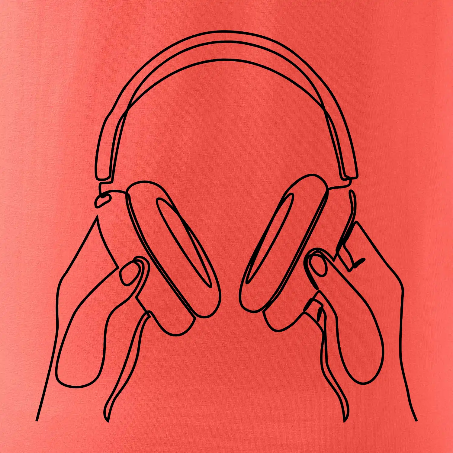 Sluchátka  jedním tahem