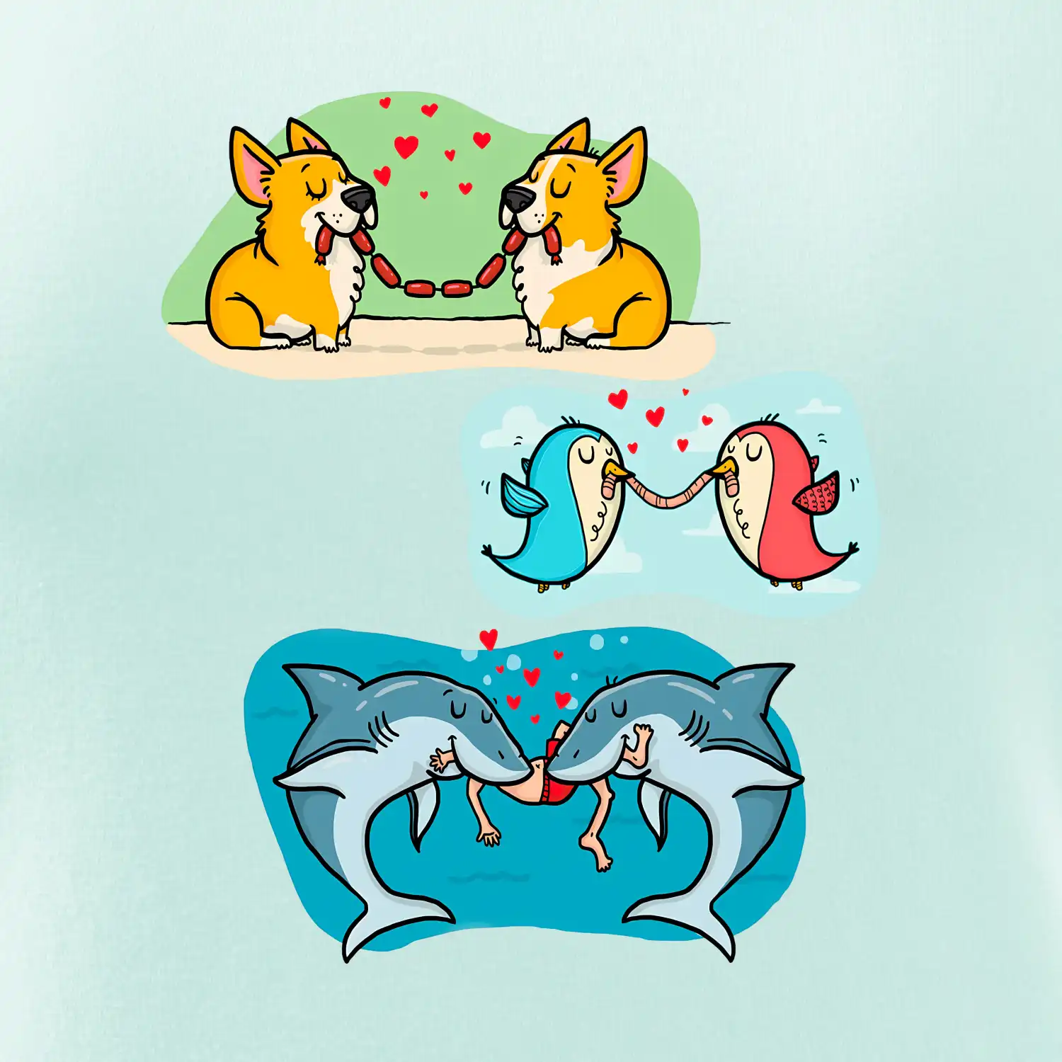 Projev lásky zvířata