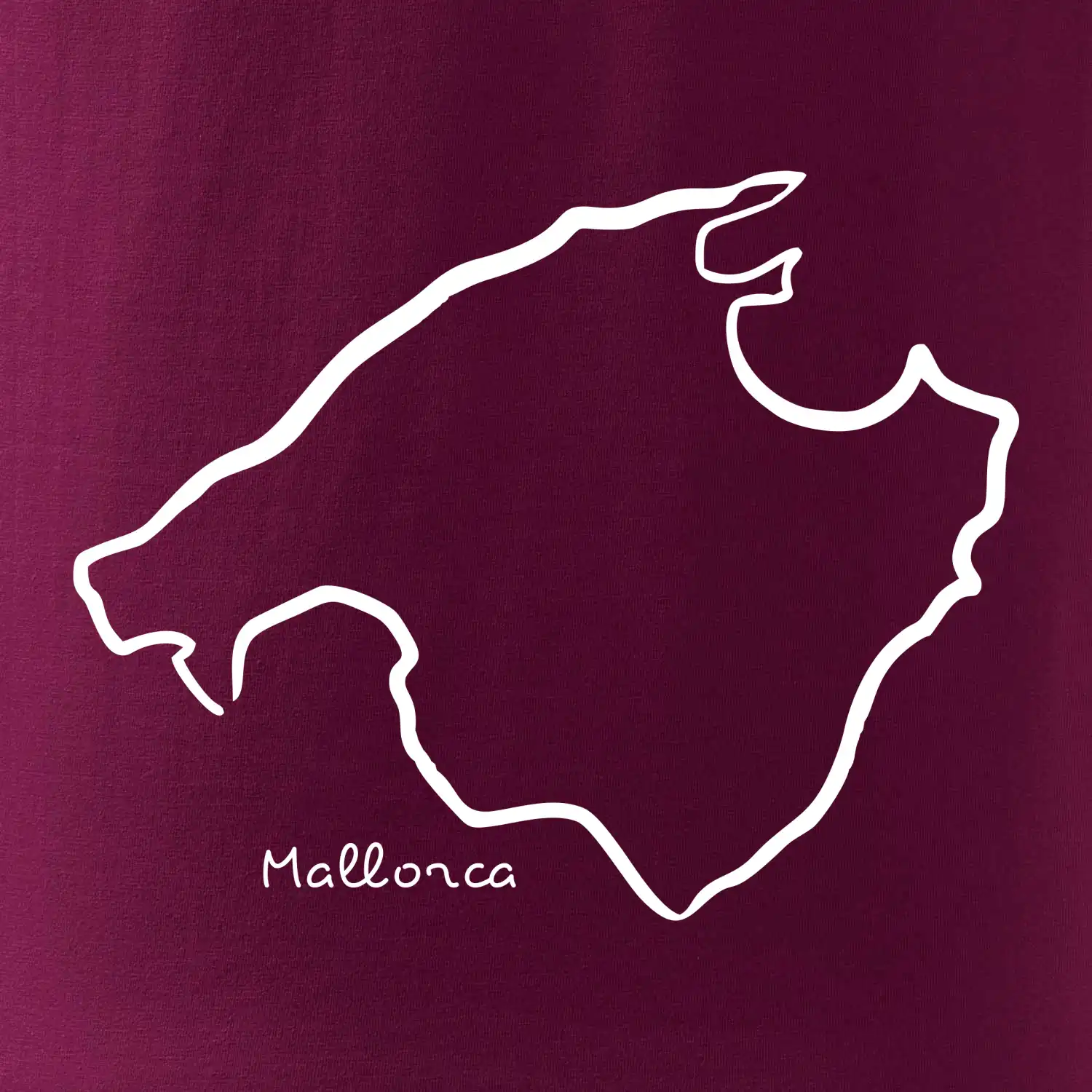 Mallorca - obrys ostrova