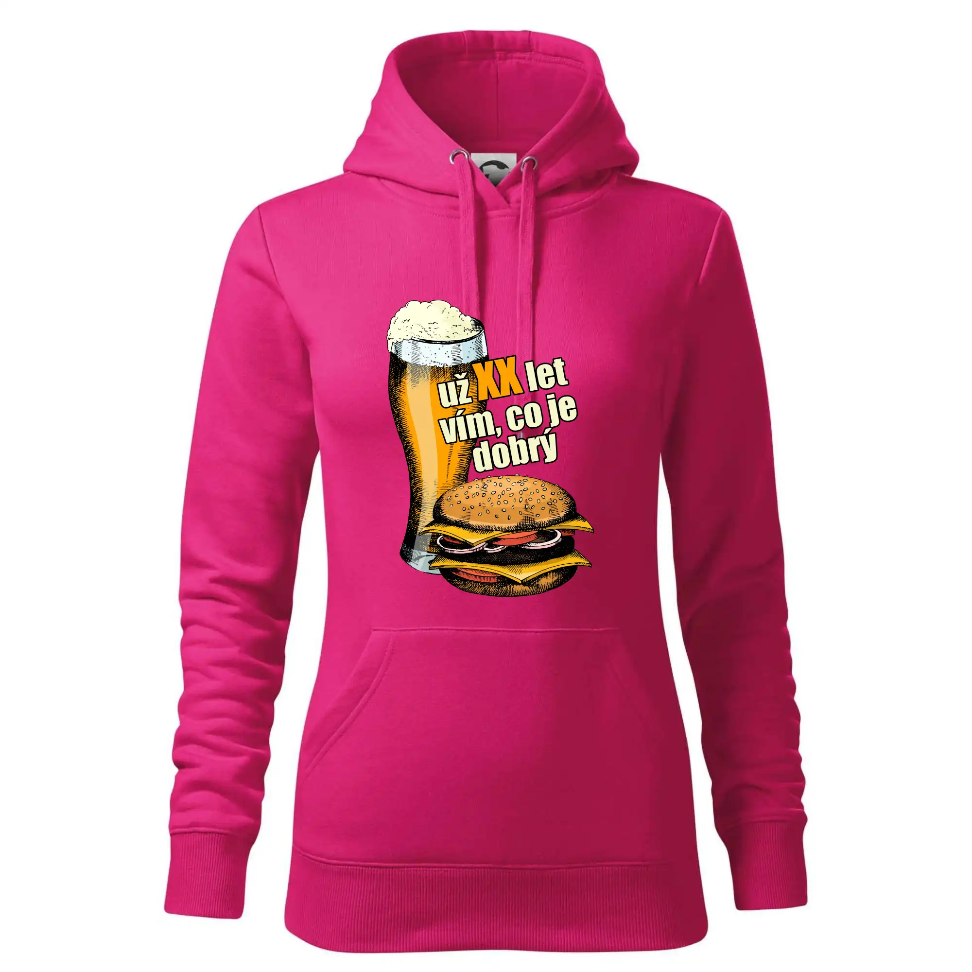 Pivo a burger vím co je dobrý