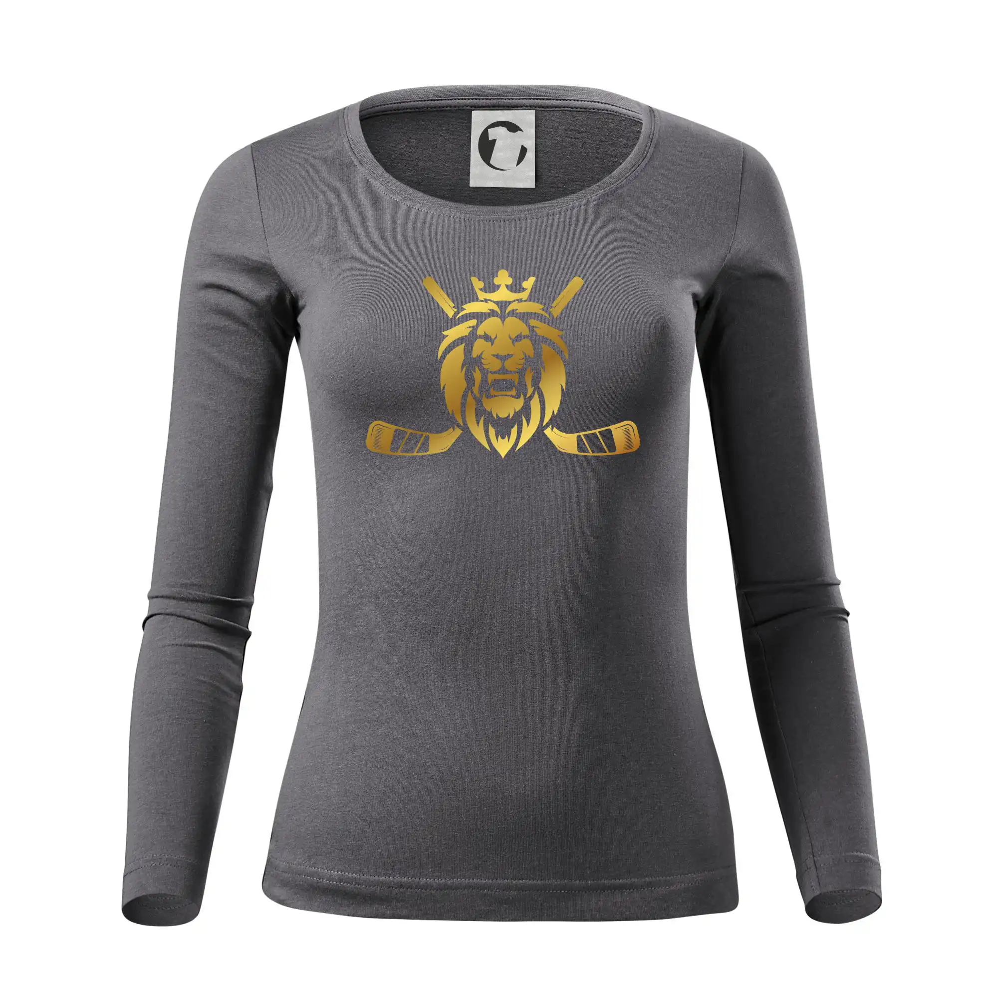 Lev s hokejkami - zlatý potisk