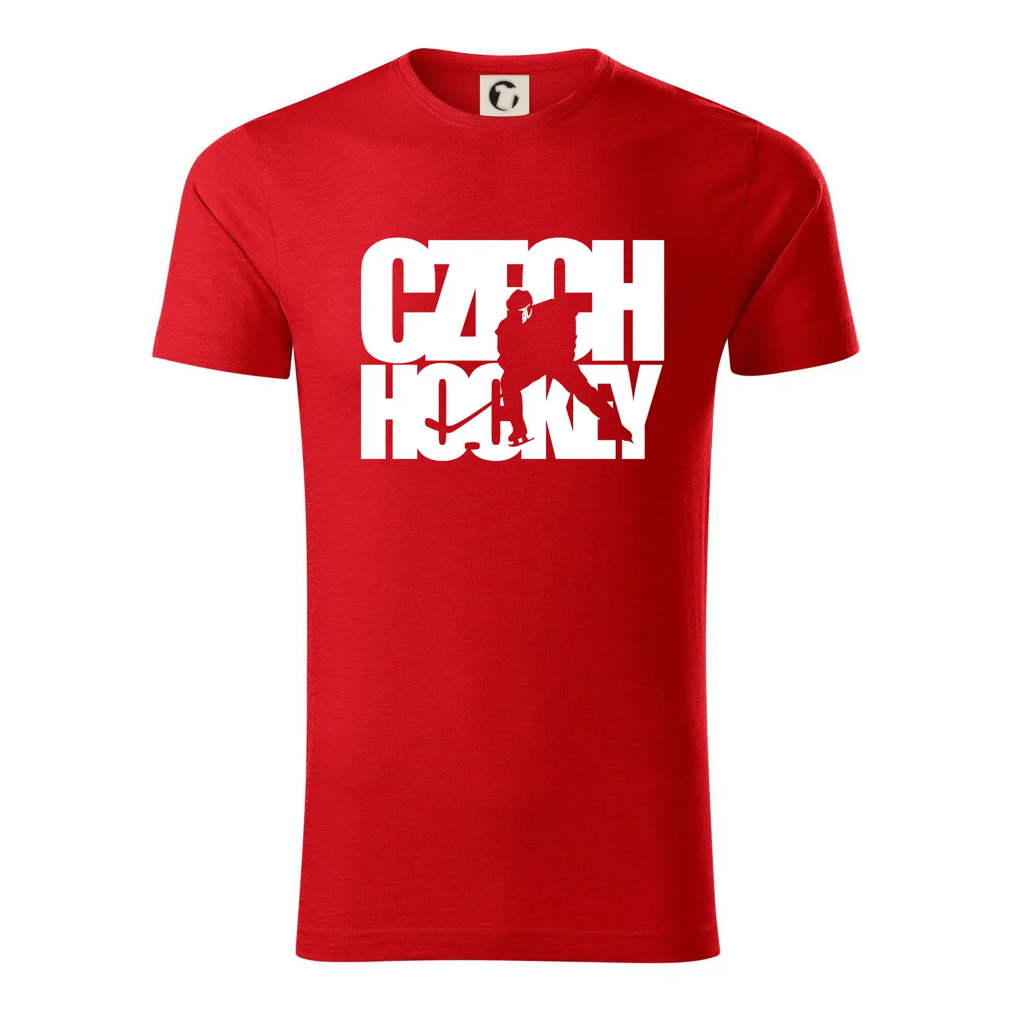 Czech hockey - nápis s hokejistou - Mistrovství světa v ledním hokeji 2026