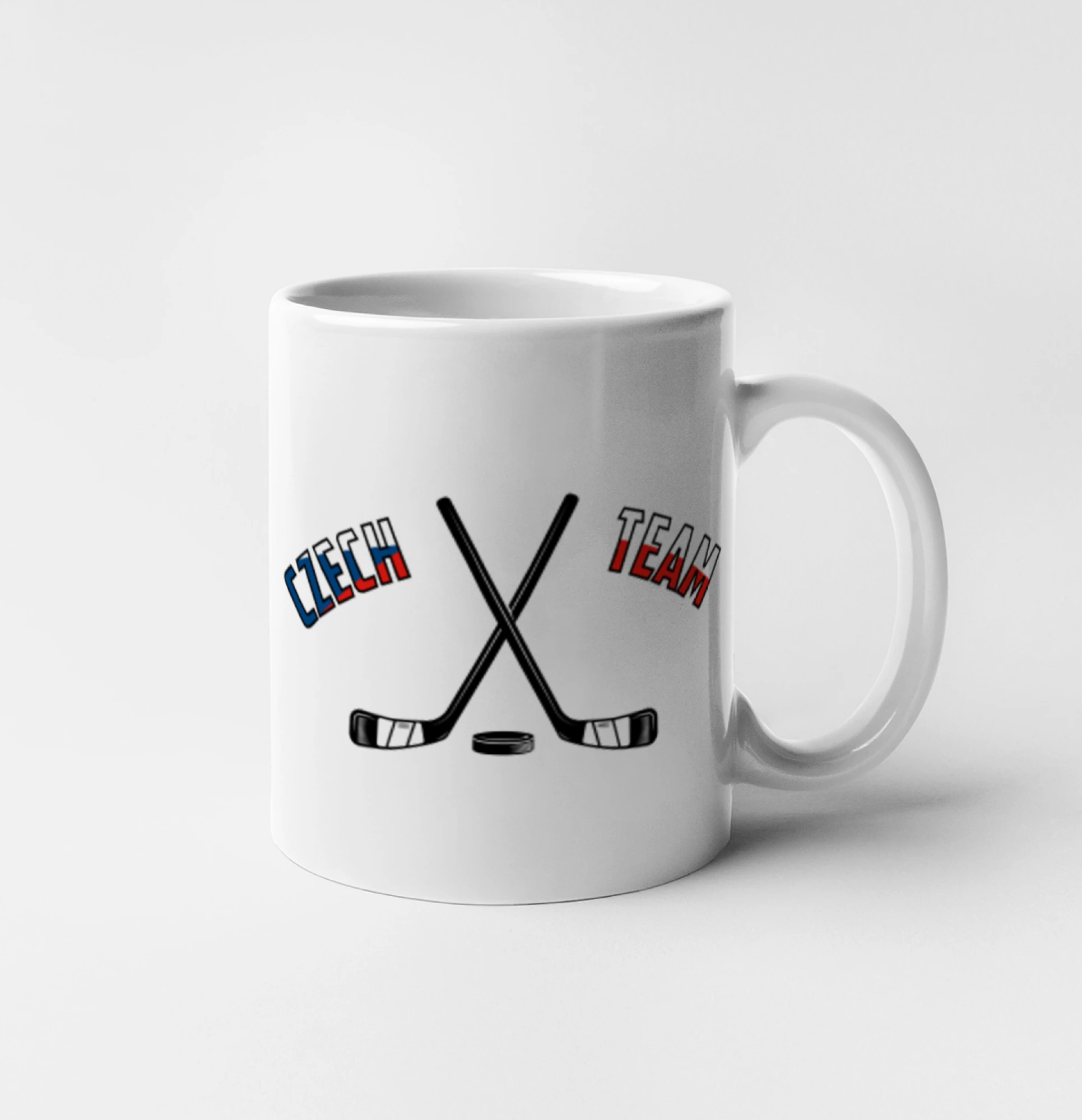 Czech team - hokejky a puk