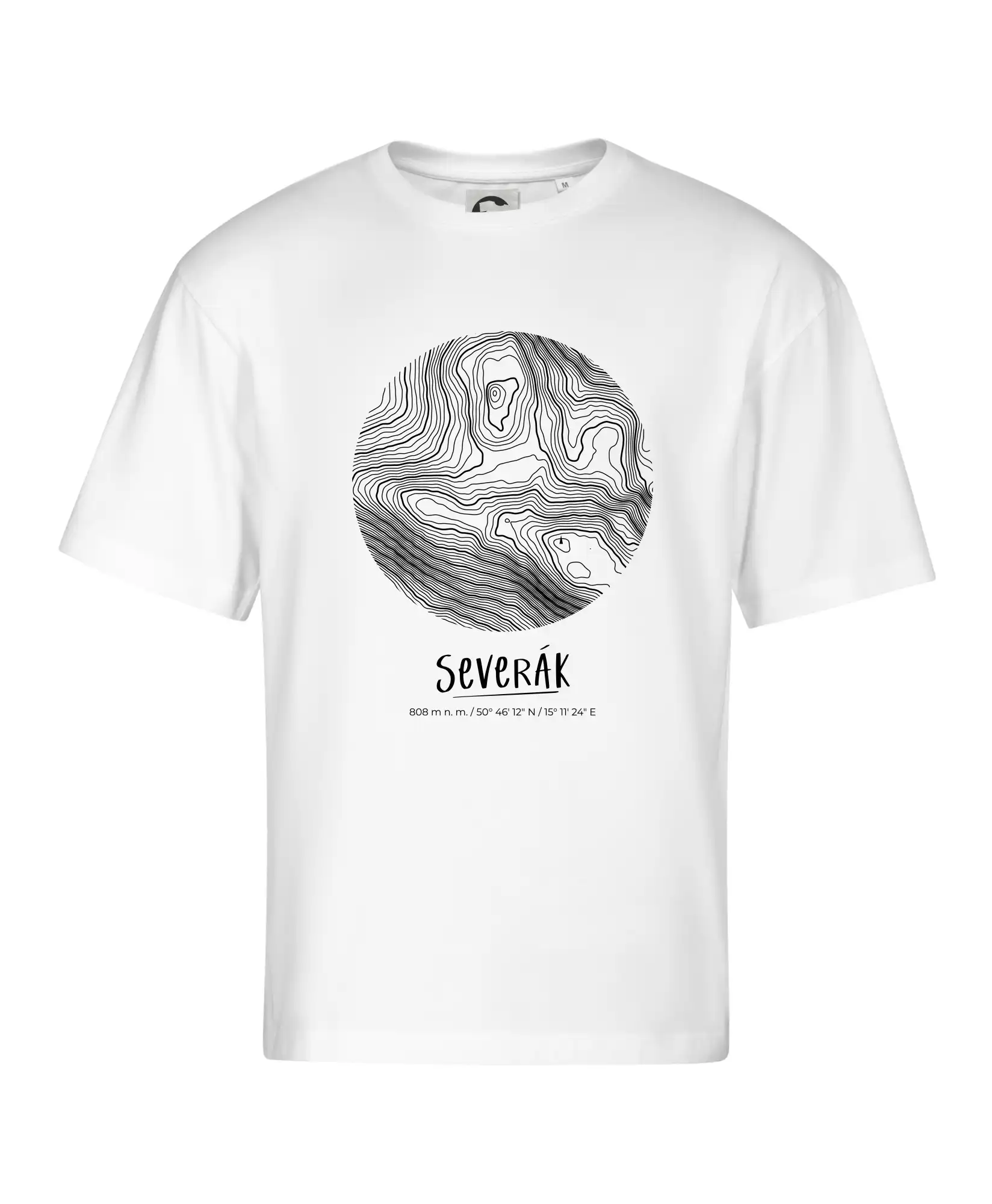Severák - vrstevnice v kruhu