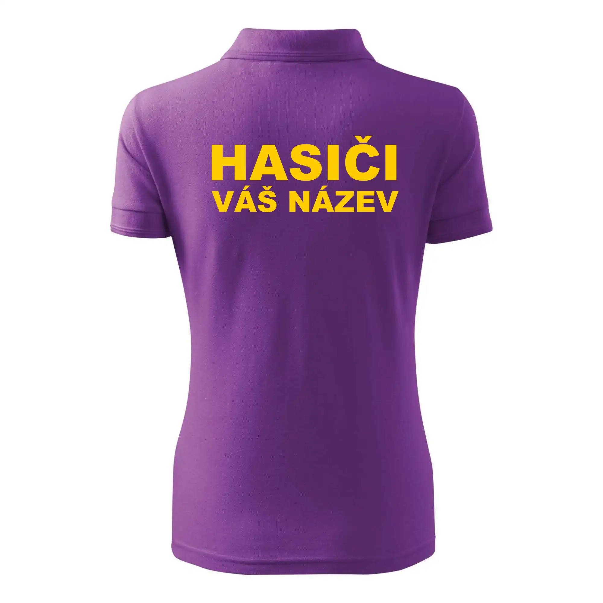 Hasiči - žlutý nápis - váš název sboru