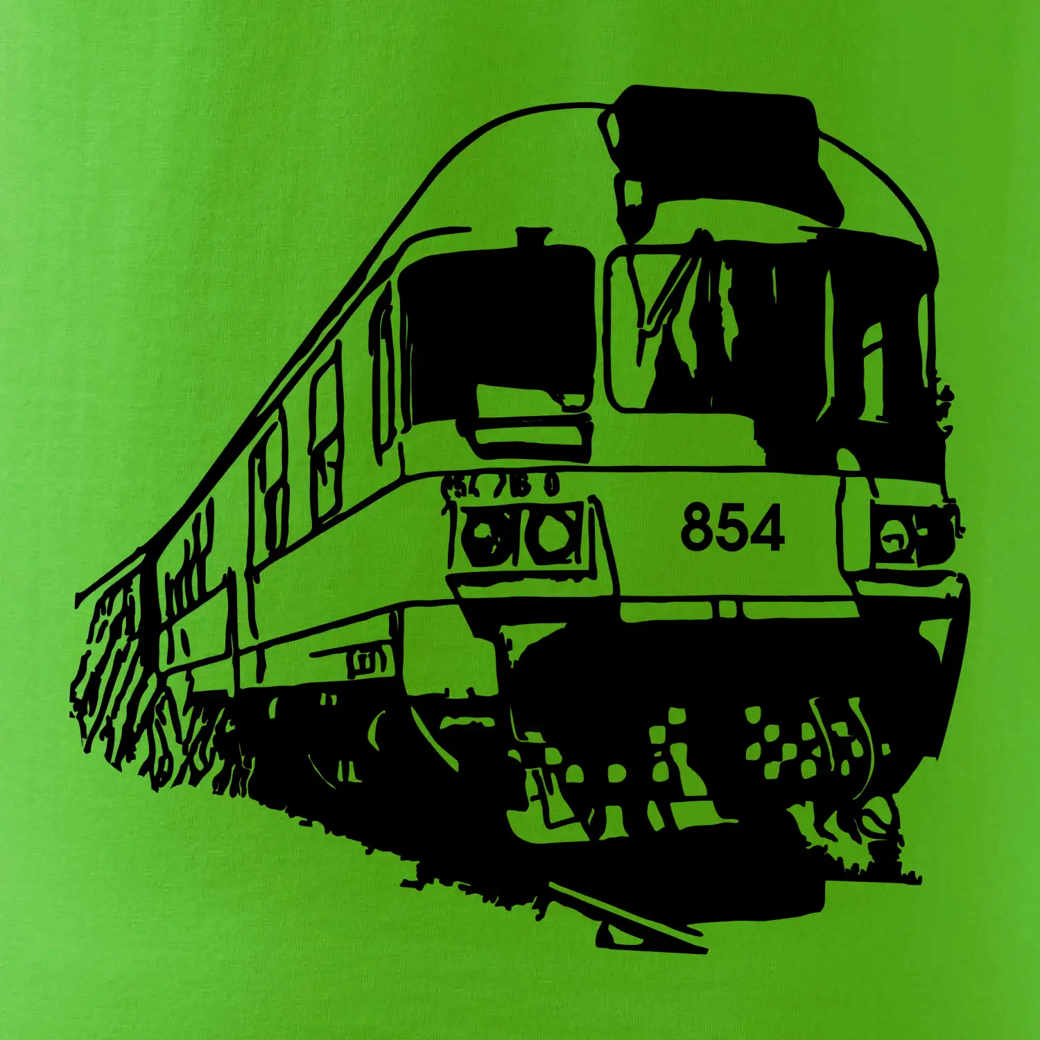 Vlak 854 bok