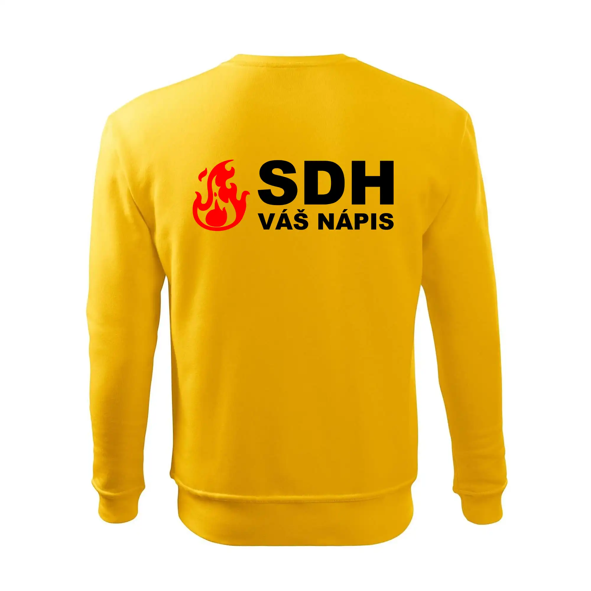 SDH nápis (oheň, firesport, název sboru - vlastní nápis)