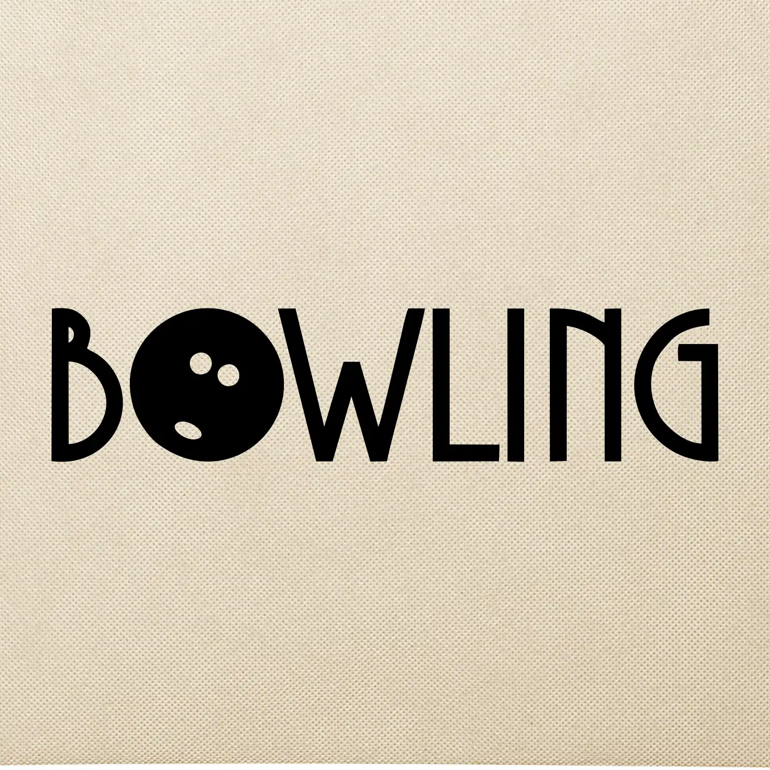 Bowling nápis