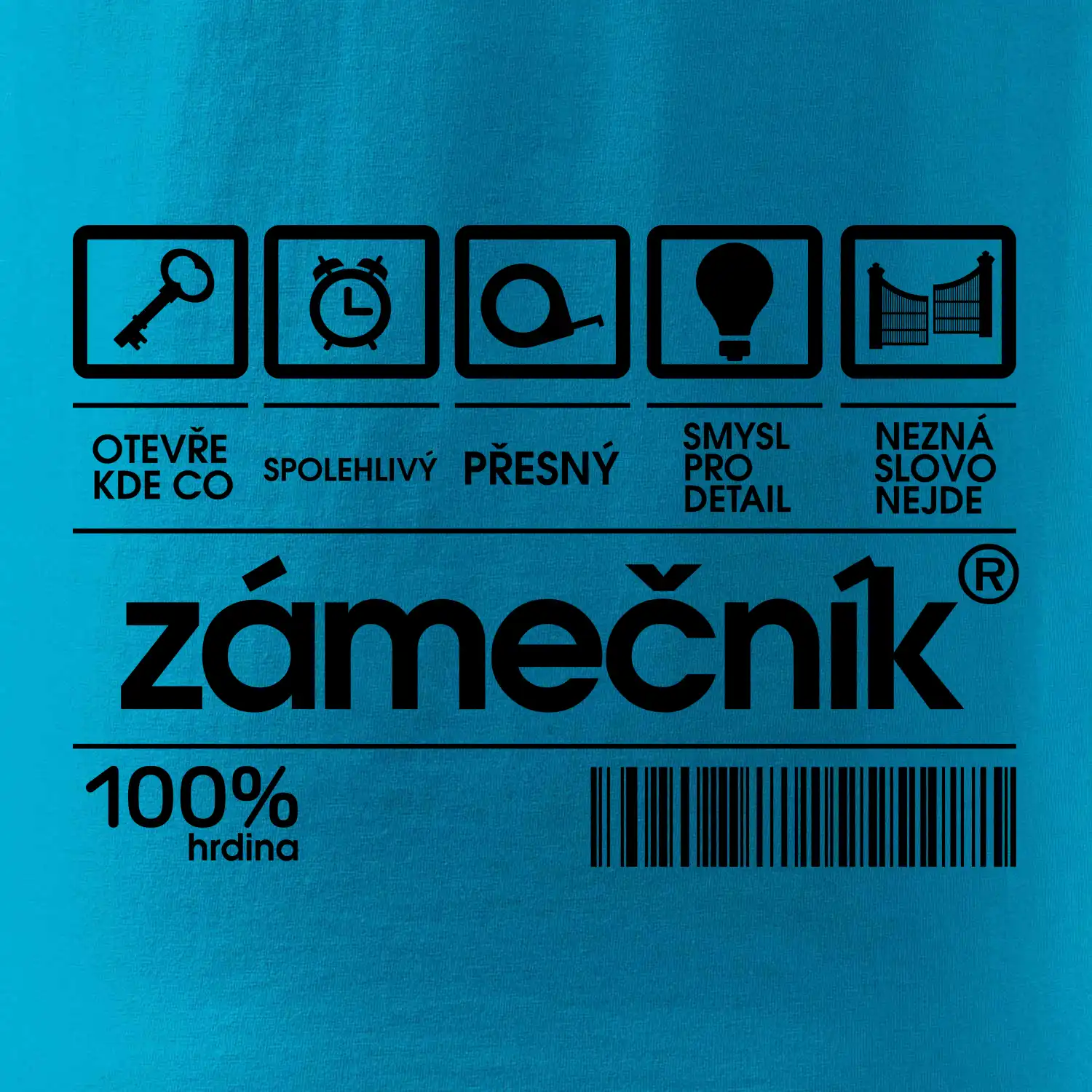 Čárový kód - zámečník