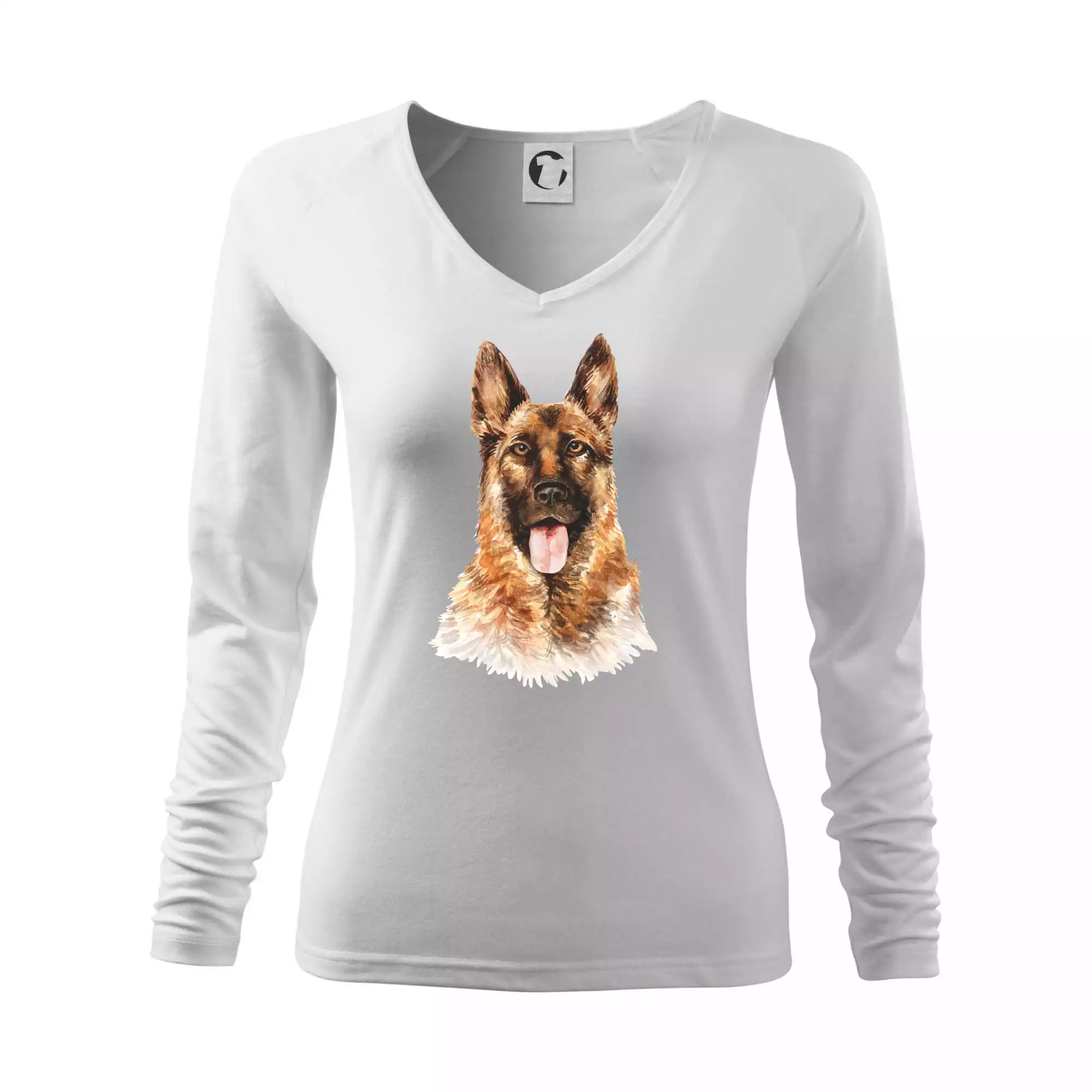 German shepherd - vodová barva