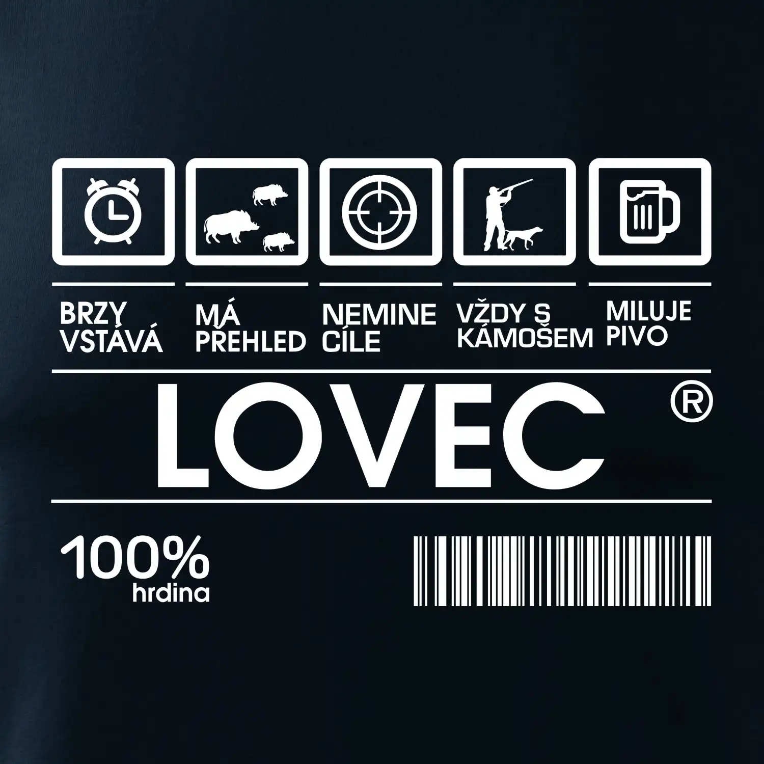 Čárový kód Lovec
