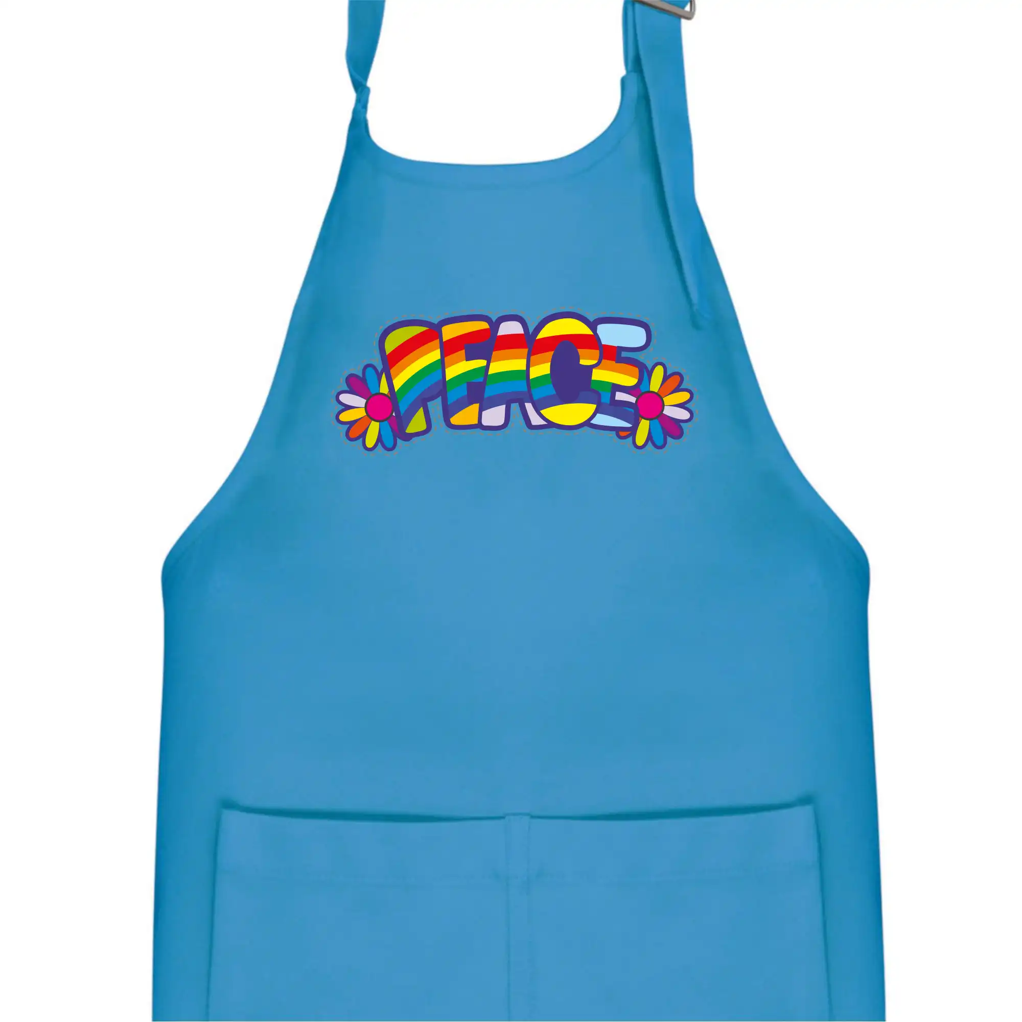 Peace nápis duhový