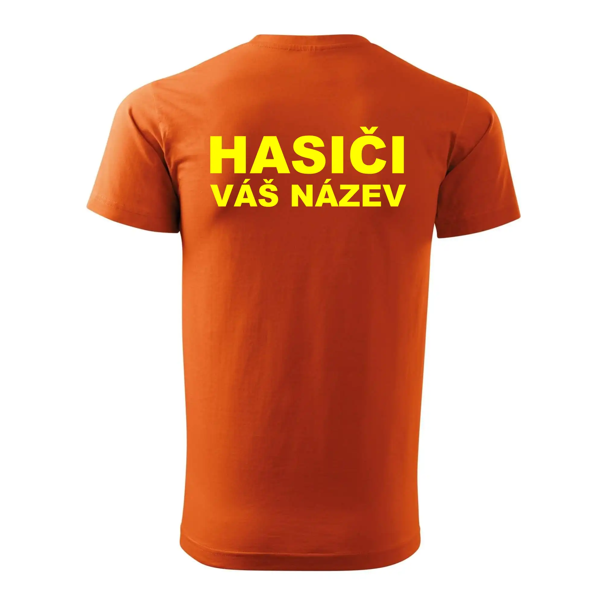 Hasiči - žlutý nápis - váš název sboru