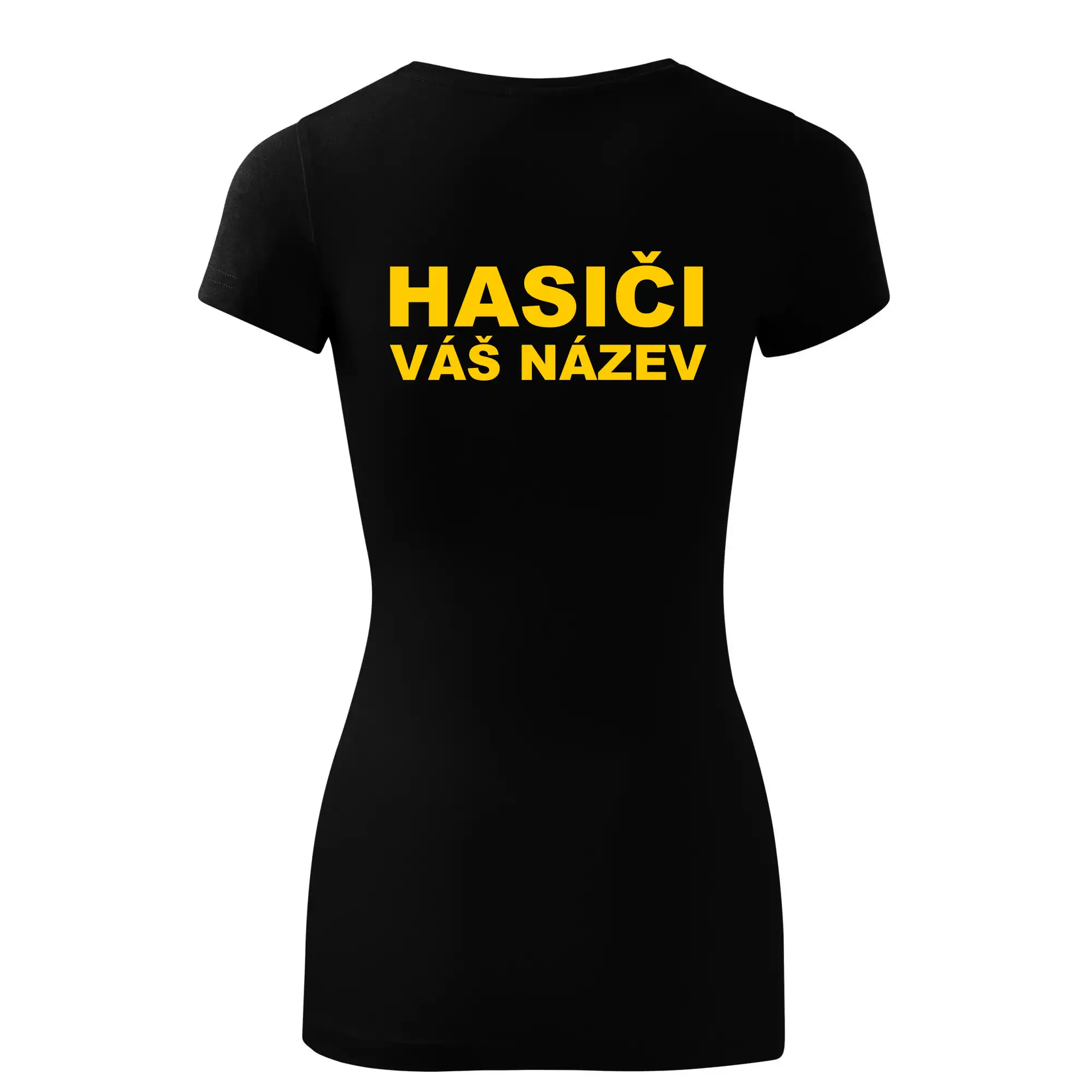 Hasiči - žlutý nápis - váš název sboru