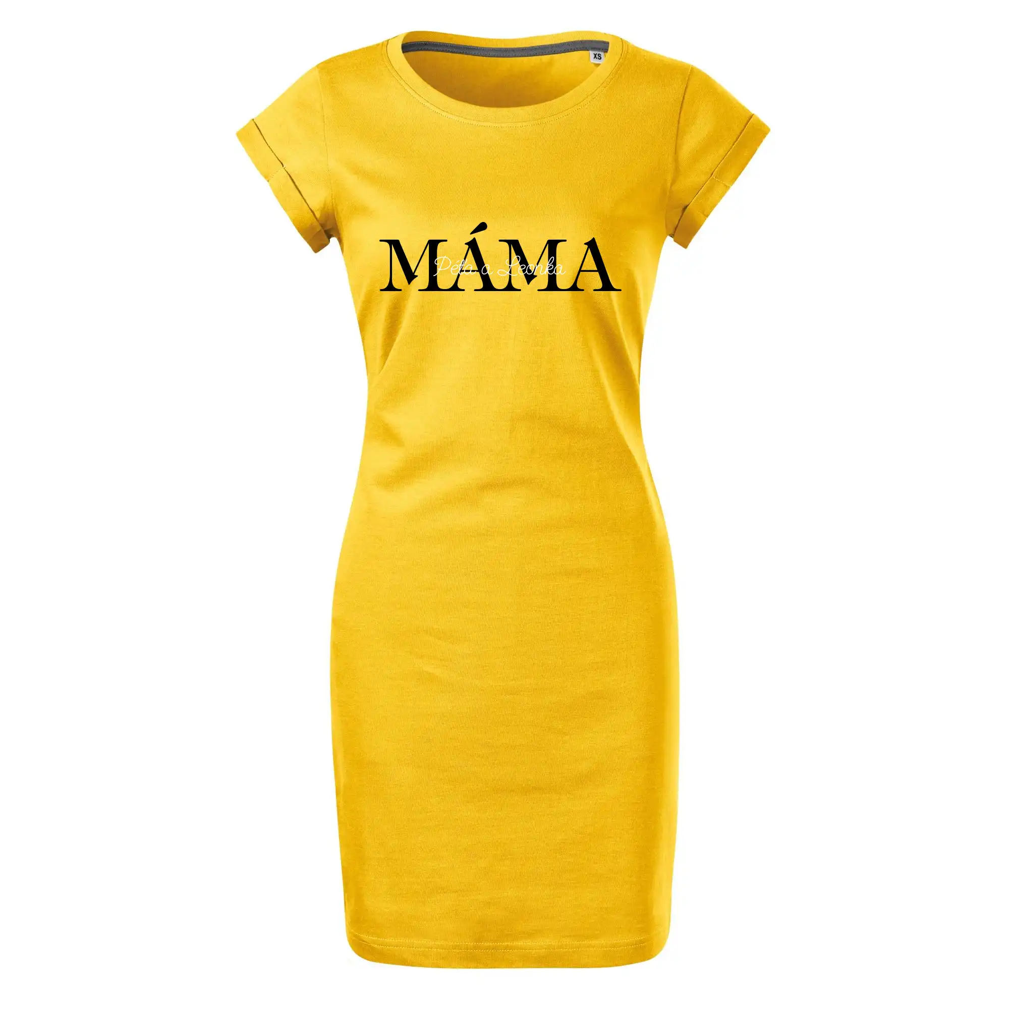 Máma - Tiskací nápis se jmény dětí