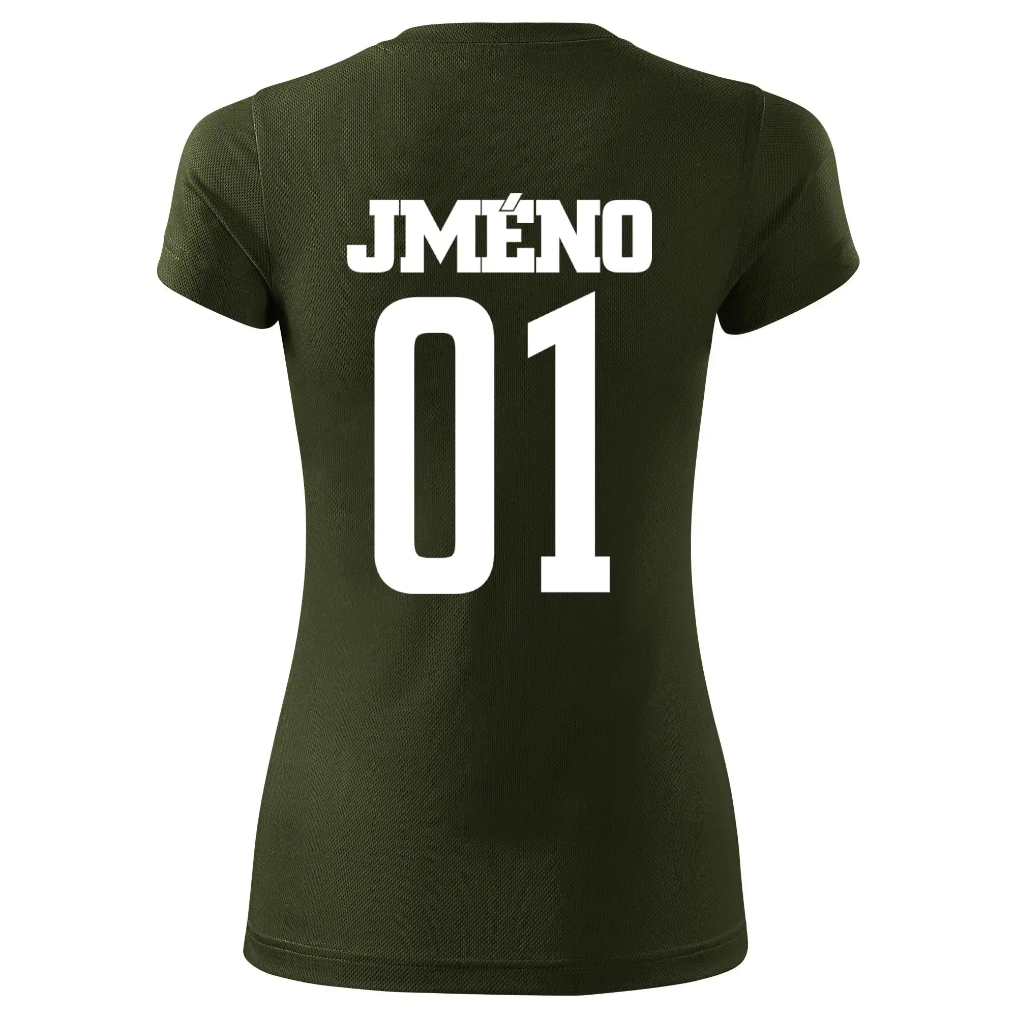 Fotbalový dres - vlastní jméno a číslo