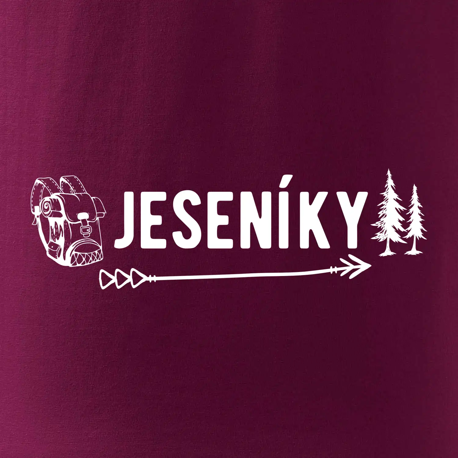 Jeseníky nápis