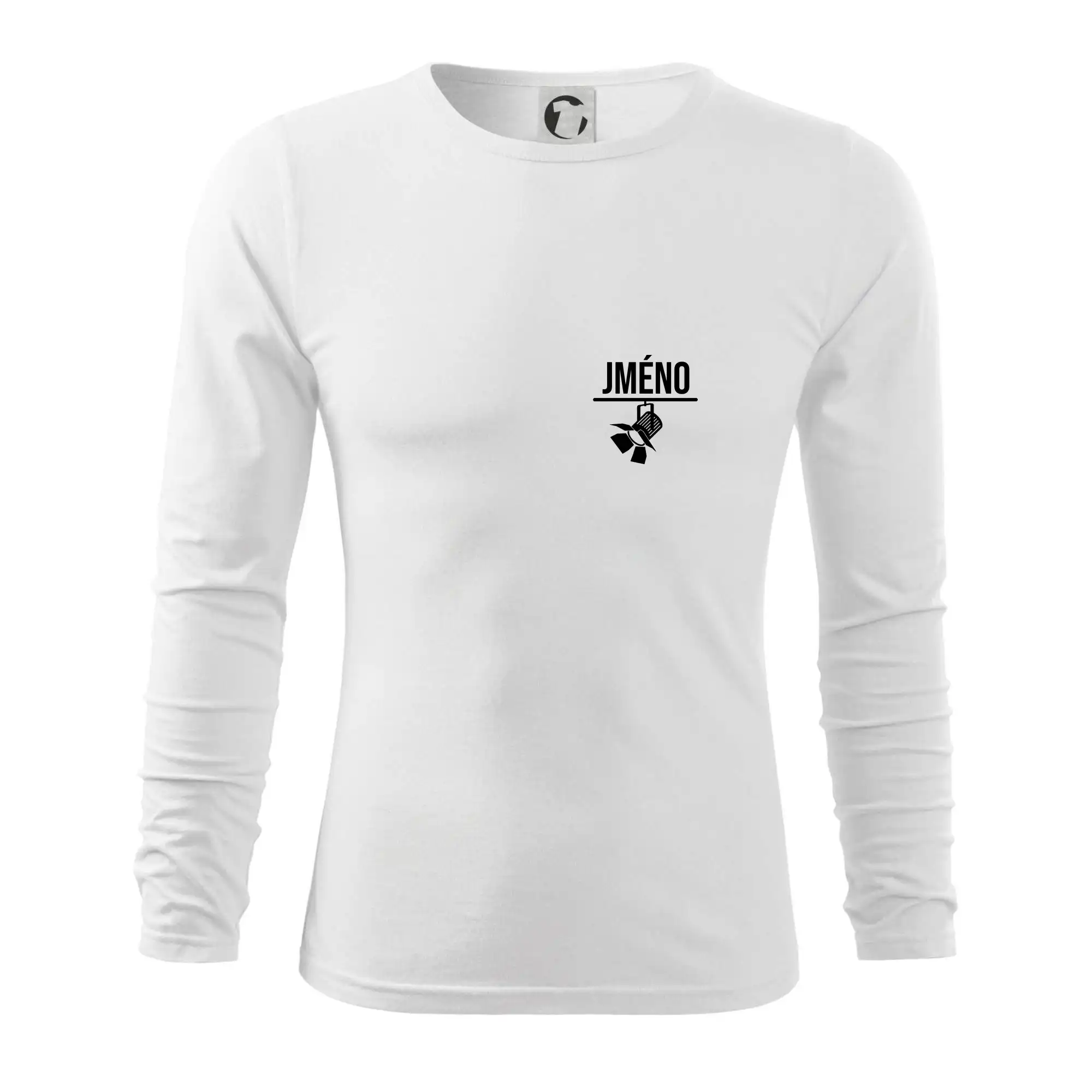 Jméno a nápis na zádech - stage crew