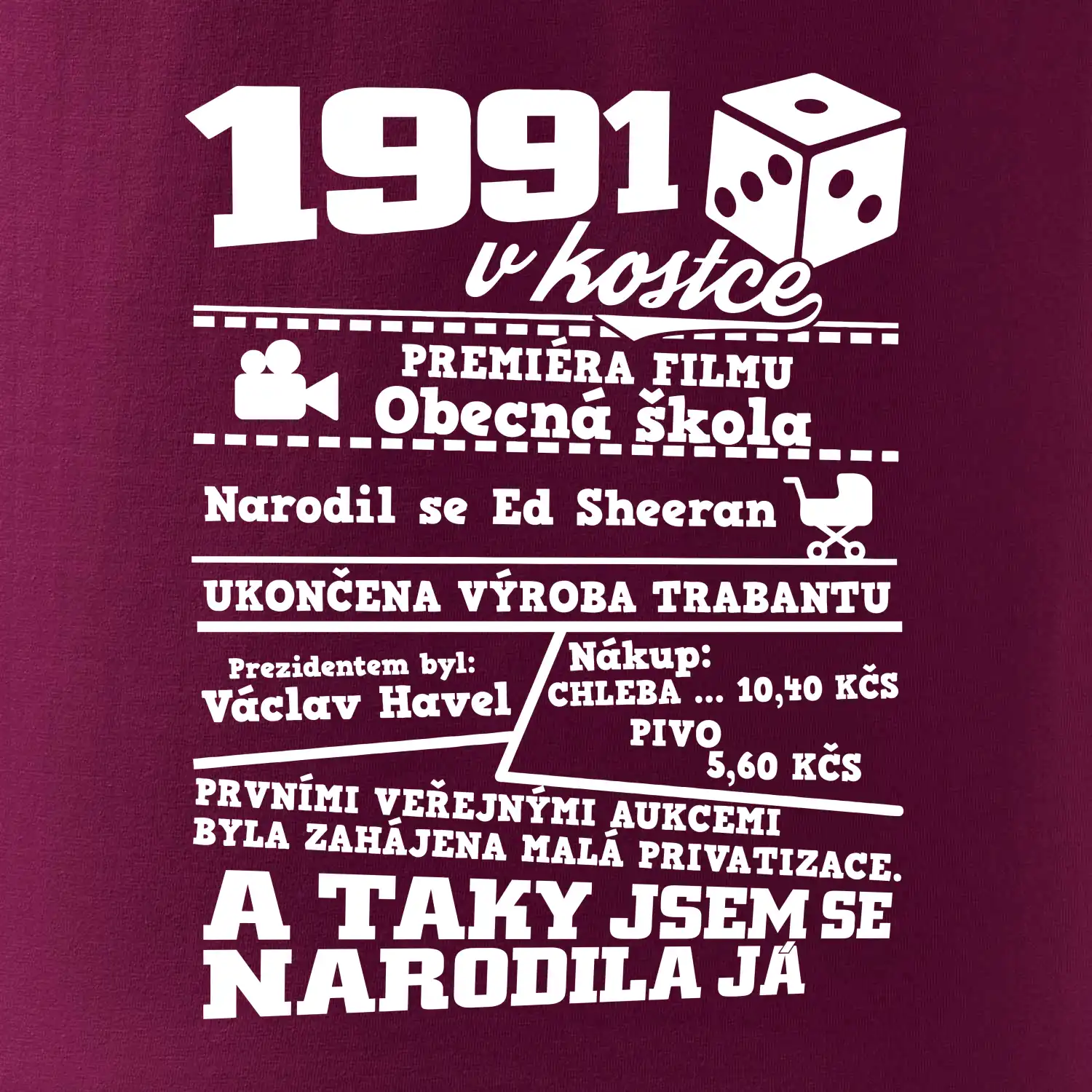 1991 v kostce