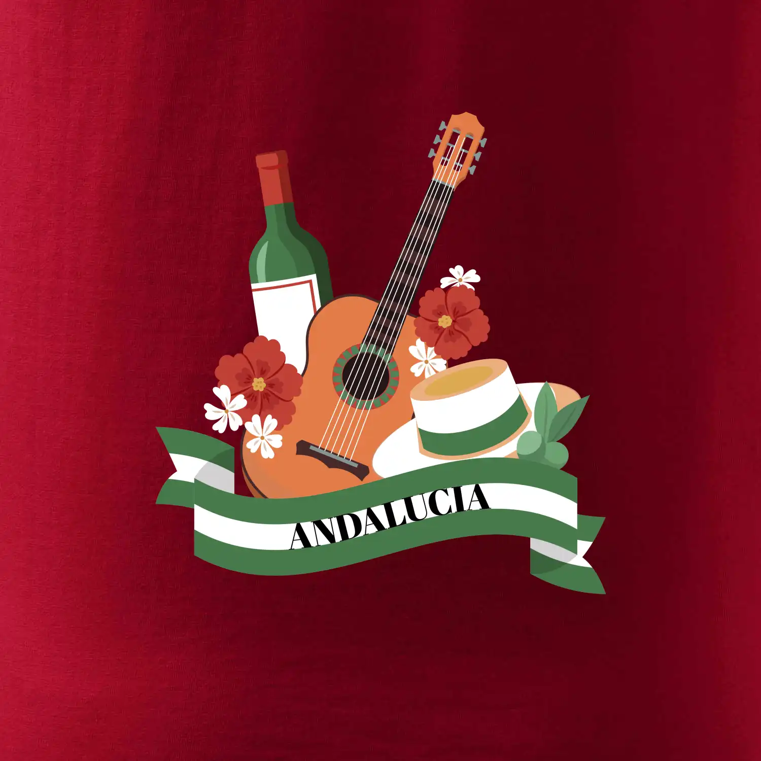Andalucia kytara a stuha